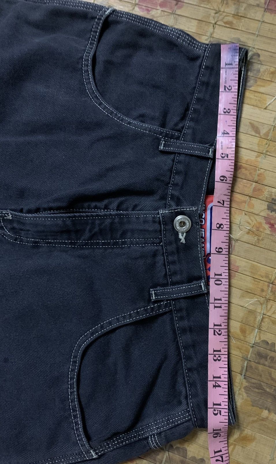 JNCO Rare!! JNCO JEANS Baggy Carpenter Crown Embroidered Denim Size US 31 - 20 Thumbnail