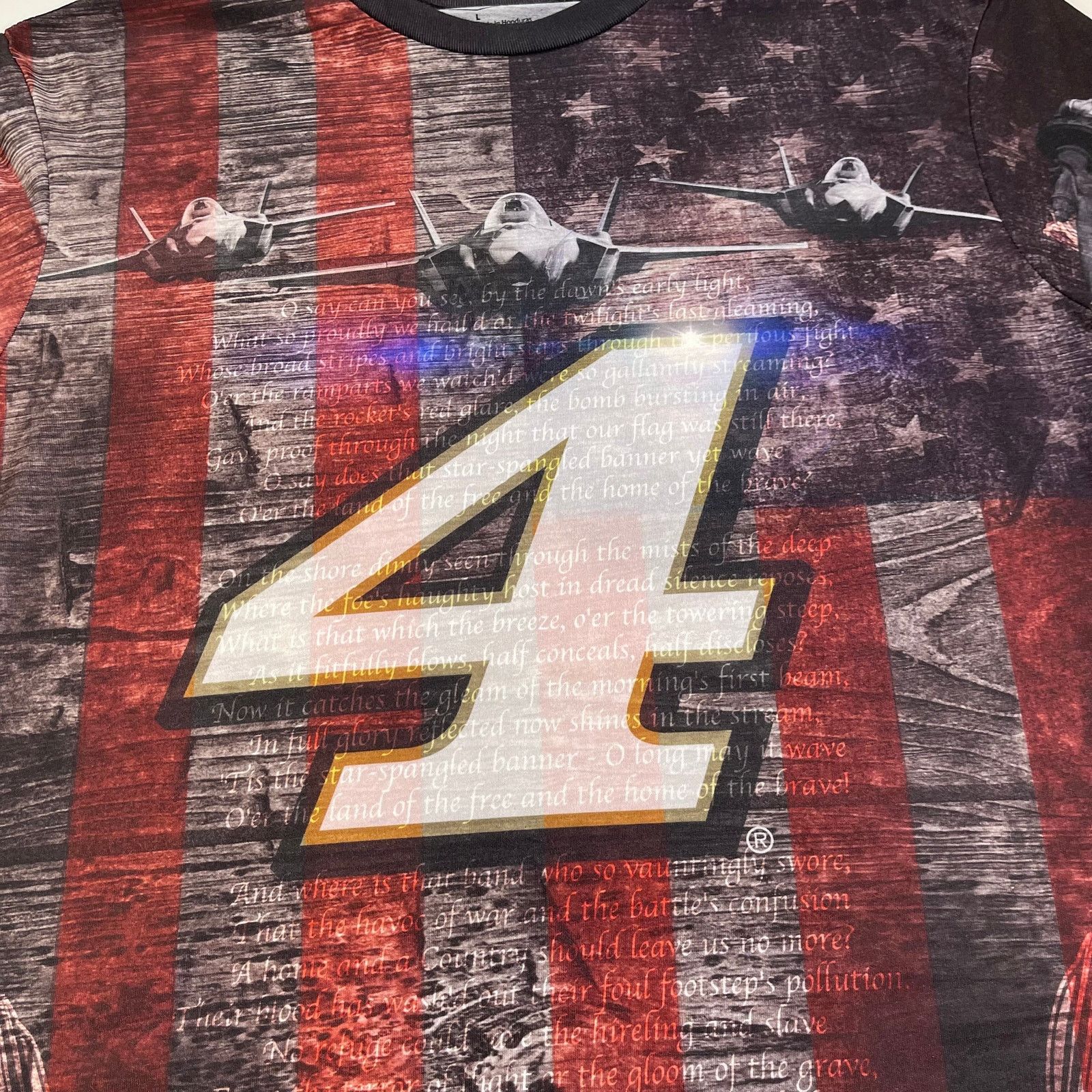 NASCAR Stewart-Haas Racing Short Sleeve American Shirt, #4, Large Size US L / EU 52-54 / 3 - 7 Thumbnail
