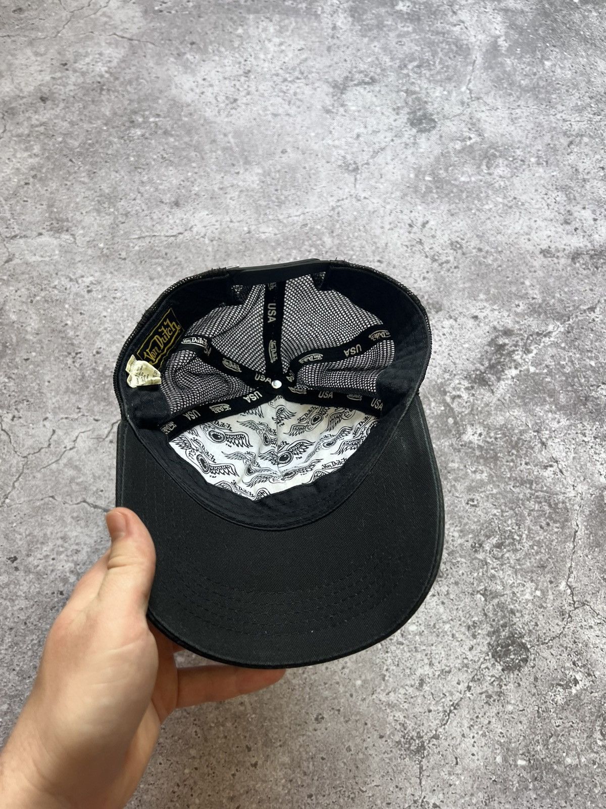 Von Dutch Von Dutch Cap Hat Trucker Classic Logo Y2K Size ONE SIZE - 7 Thumbnail