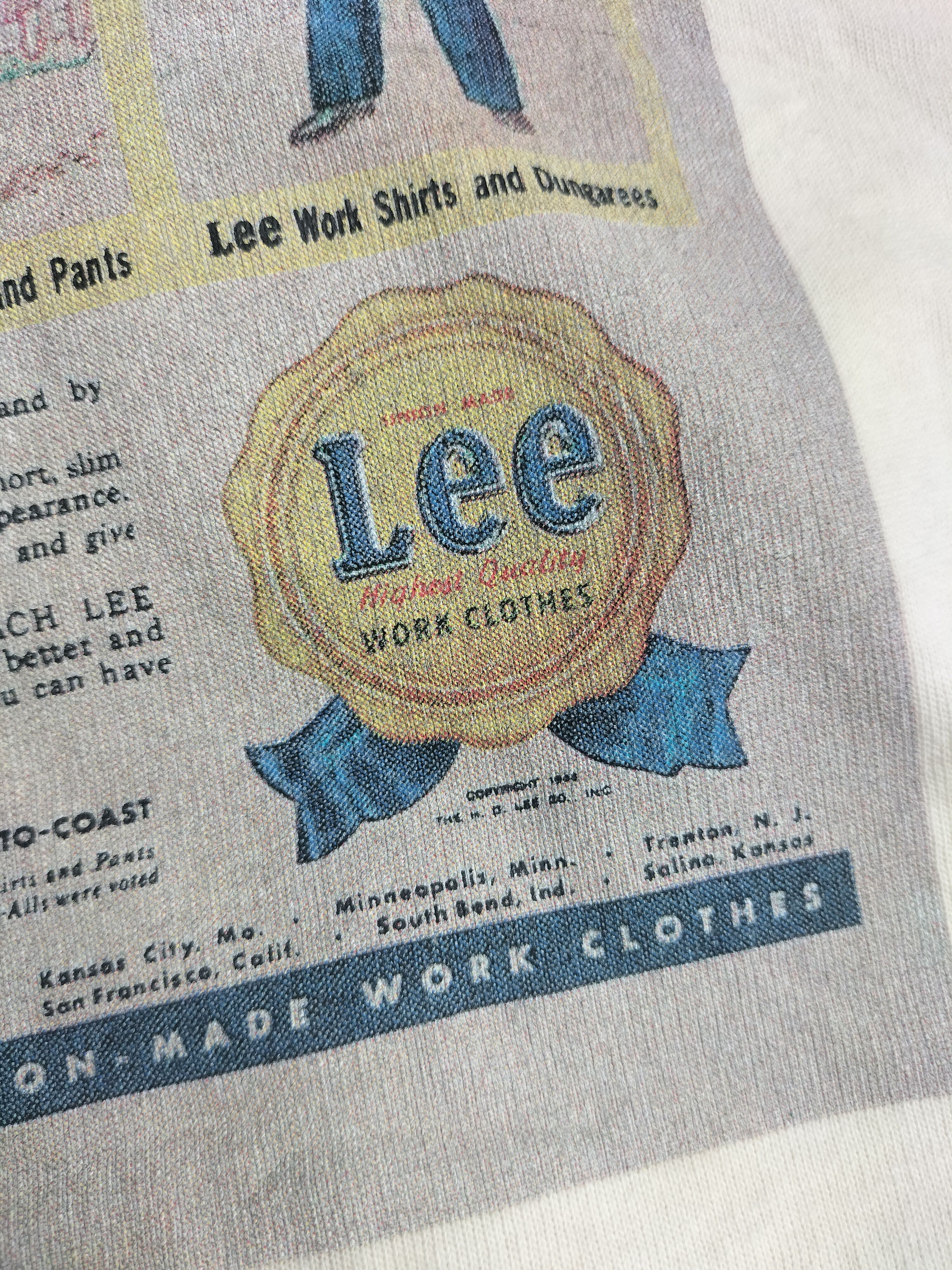 Lee × Vintage Vintage Lee Riders Workwear Anniversary Tshirts cowboy Size US L / EU 52-54 / 3 - 9 Thumbnail