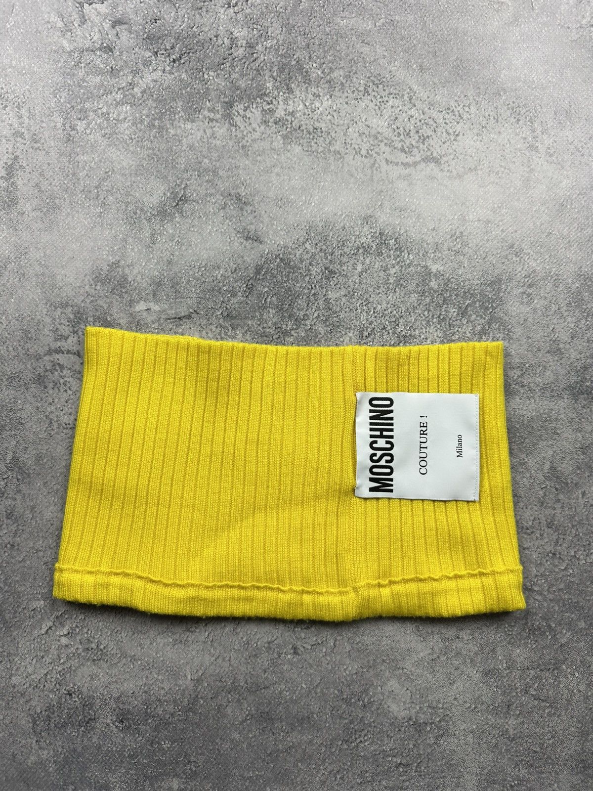 Moschino Moschino Couture Wool Ribbed Scarf Neckwarm Made in Italy Size ONE SIZE - 12 Thumbnail