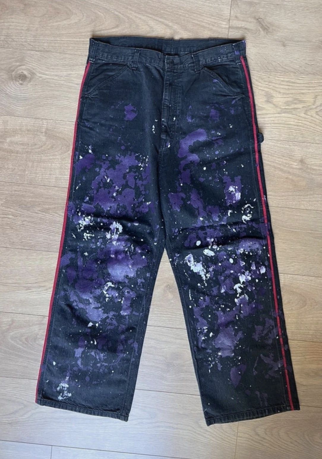 Nepenthes Nepenthes x Needles Painter Jeans - Red line Size US 32 / EU 48 - 1 Thumbnail