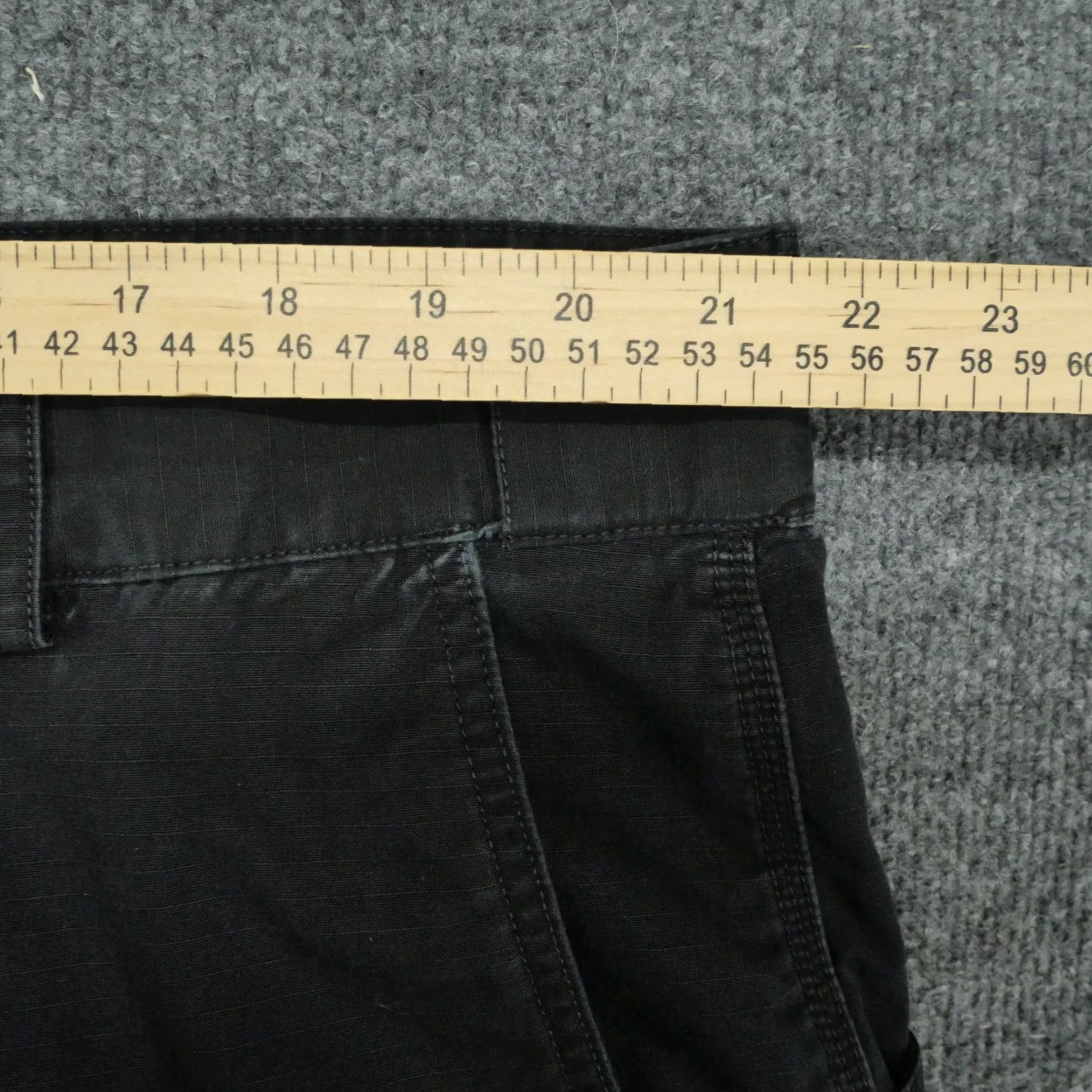 Vintage 5.11 Tactical Pants Mens 44x30 Black Workwear Ripstop Utility Double Knee Chino Straight Pockets 511 Model Army Outdoor Vintage No 90s Size US 44 / EU 60 - 7 Thumbnail