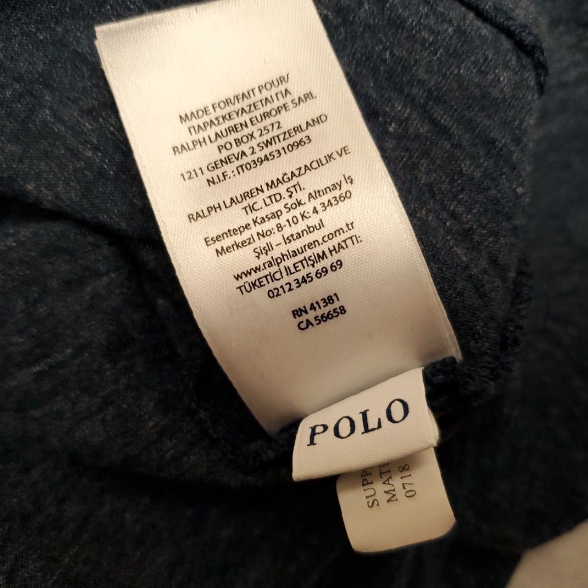 Polo Ralph Lauren VINTAGE Polo Ralph Lauren Shirt Mens L Blue Slim Fit Long Sleeve Cotton Crew Neck Tee Size US L / EU 52-54 / 3 - 5 Thumbnail