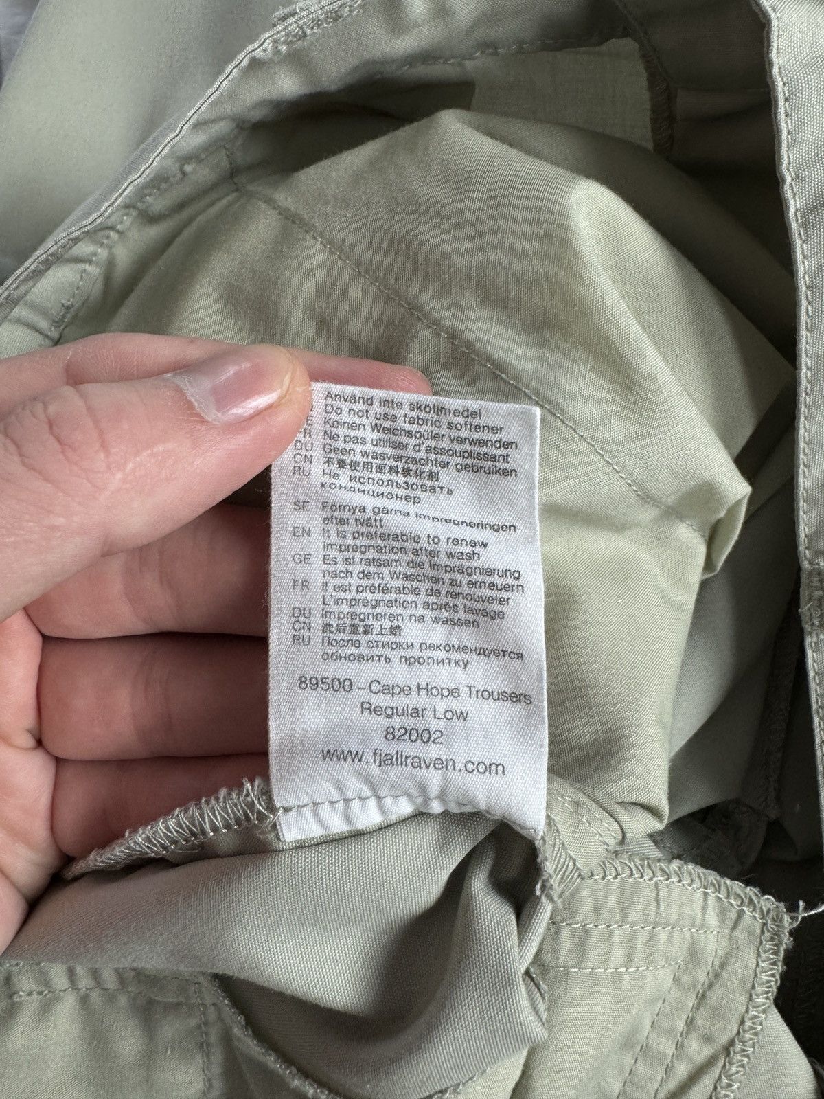 Fjallraven Fjallraven G-1000 Cape Hope Trousers Cargo Pants Size 46 Size US 36 / EU 52 - 10 Thumbnail