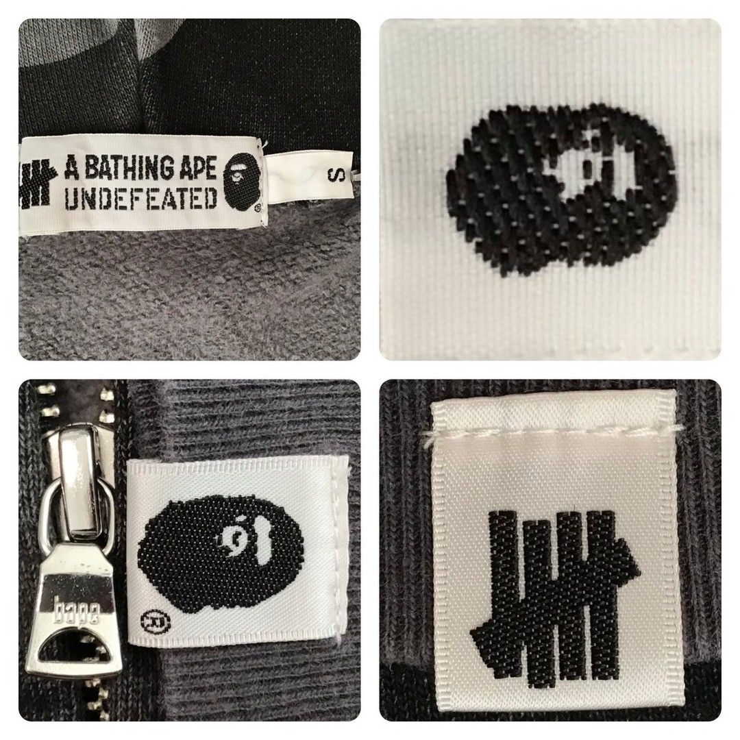 Bape × Undefeated BAPE × Undefeated full zip hoodie a bathing ape Black camo Size US S / EU 44-46 / 1 - 7 Thumbnail