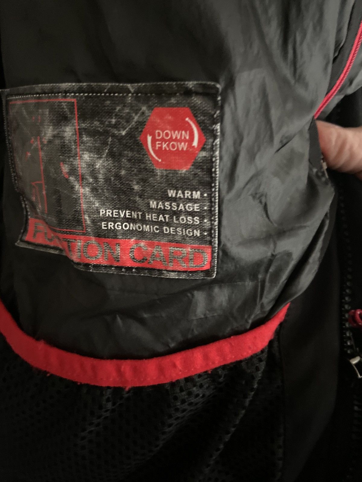 Other Dope puffer jacket with red accents Down Fkow Youth Size US M / EU 48-50 / 2 - 8 Thumbnail
