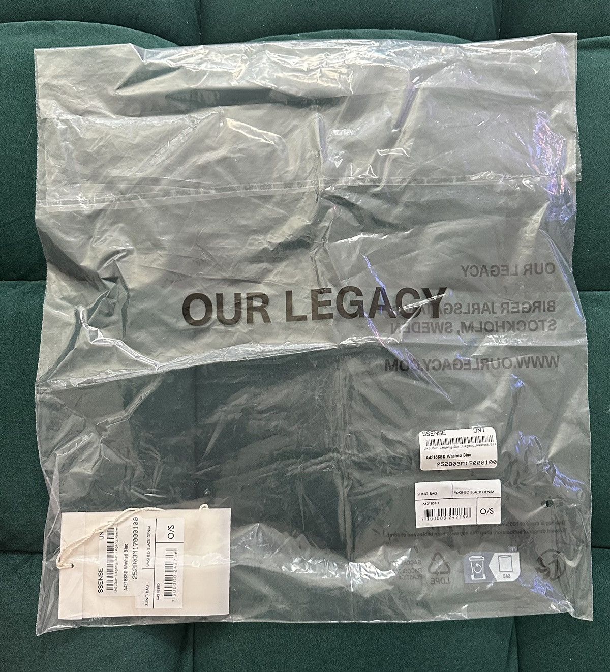 Our Legacy Our legacy black sling bag Size ONE SIZE - 7 Thumbnail