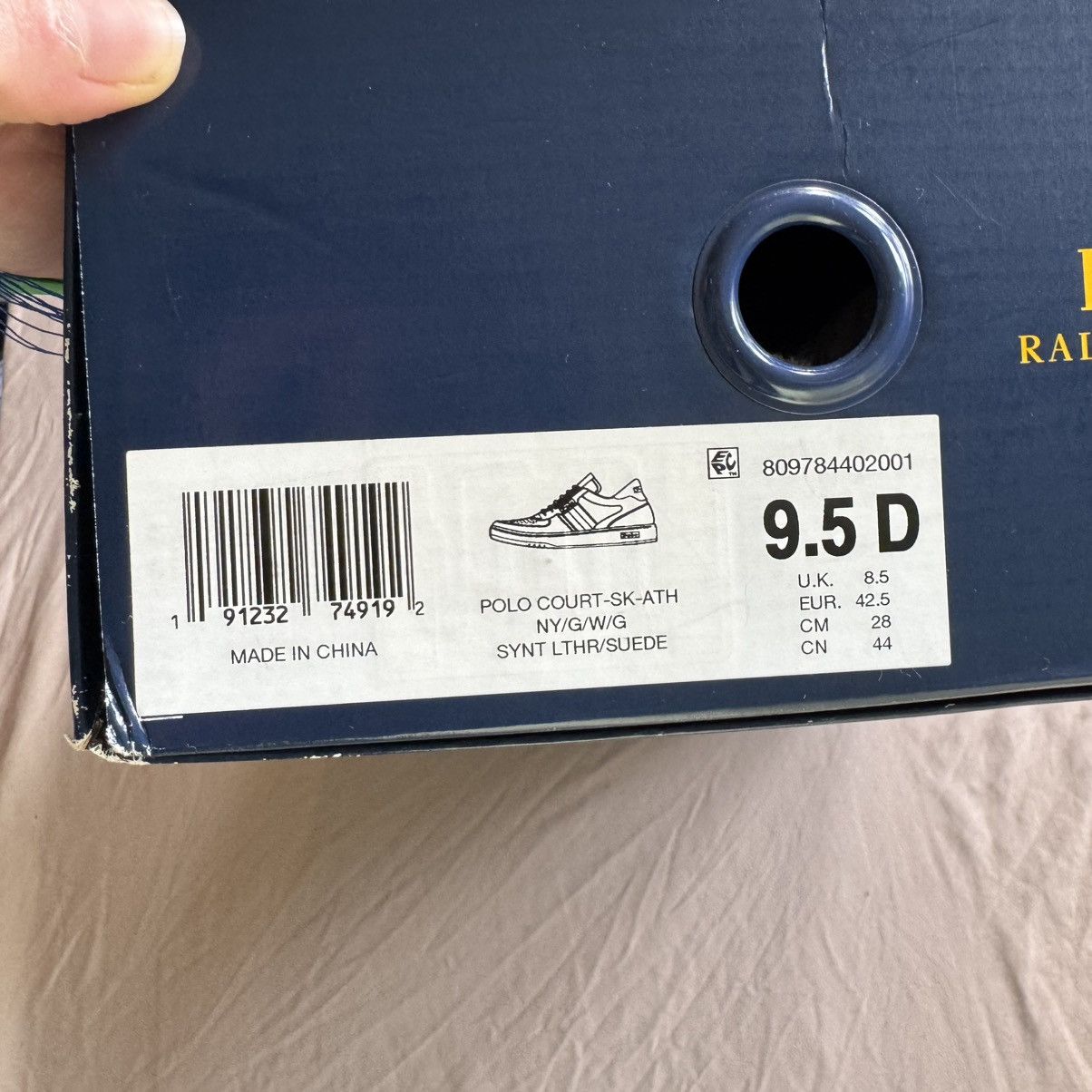 Polo Ralph Lauren Polo Ralph Lauren Polo Court Sneakers Size US 9.5 / EU 42-43 - 9 Thumbnail
