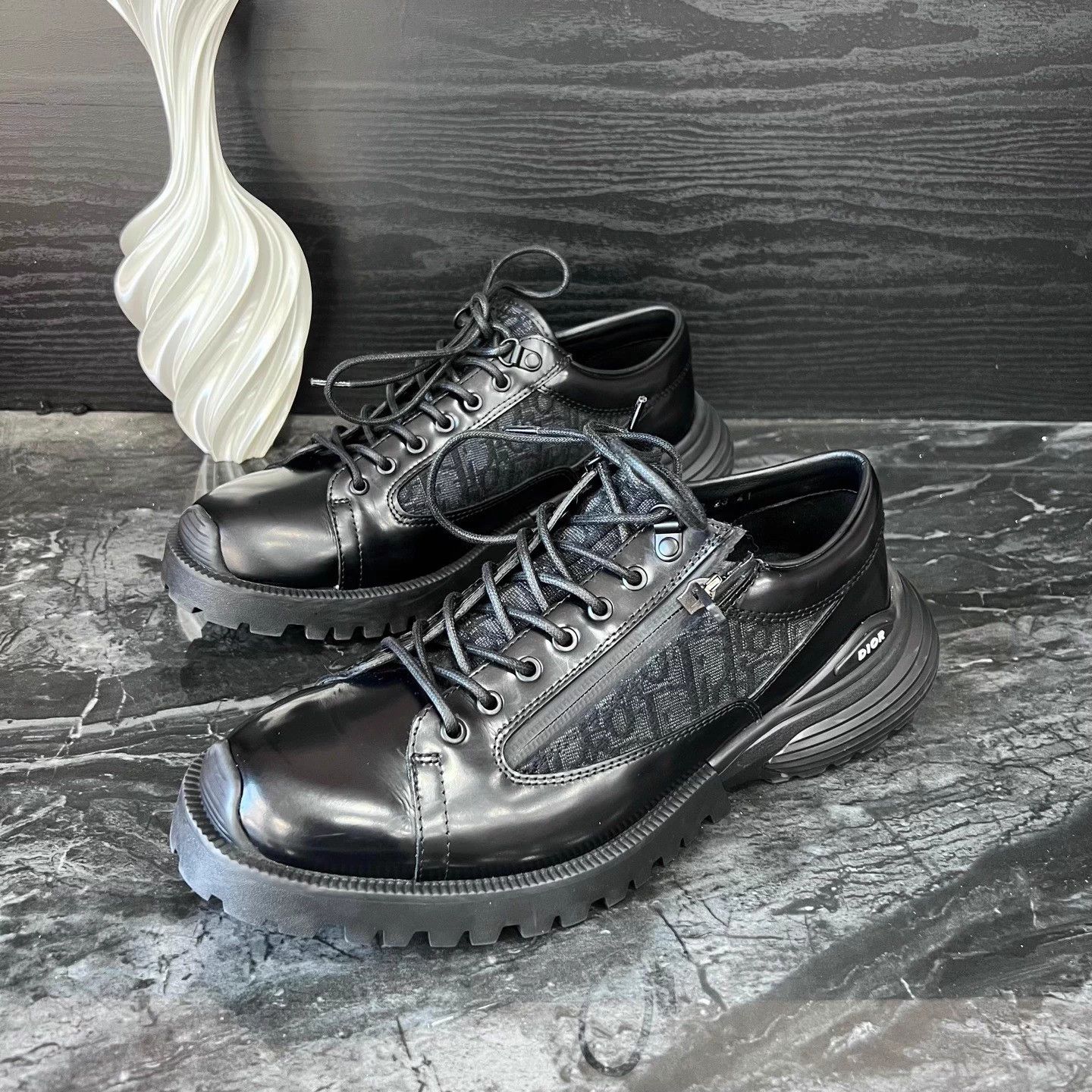 Dior Dior Combat Dark Pattern 41 95 New Size US 8 / EU 41 - 1 Thumbnail