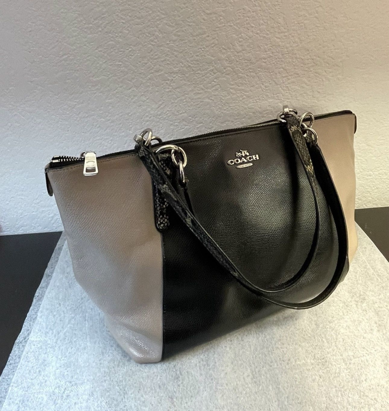Coach COACH AVA TOTE EXOTIC EMBOSSED LEATHER SATCHEL SHOULDER BAG Size ONE SIZE - 2 Thumbnail
