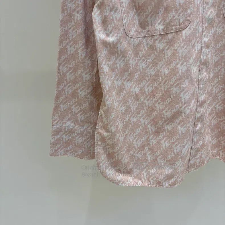 Fendi Fendi Logo Badge Washed Pocket Single-breasted Shirt - Pin Size XS / US 0-2 / IT 36-38 - 5 Thumbnail
