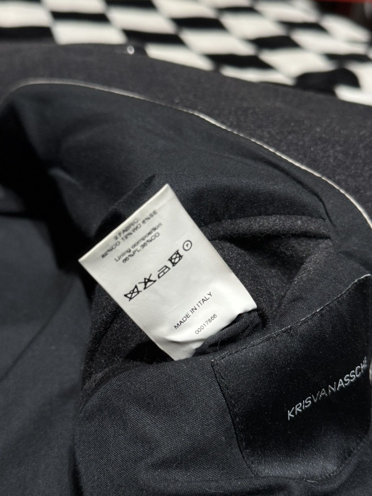 Kris Van Assche HEAVY PEACOAT CHARCOAL GRAY JACKET COAT Size US M / EU 48-50 / 2 - 7 Thumbnail
