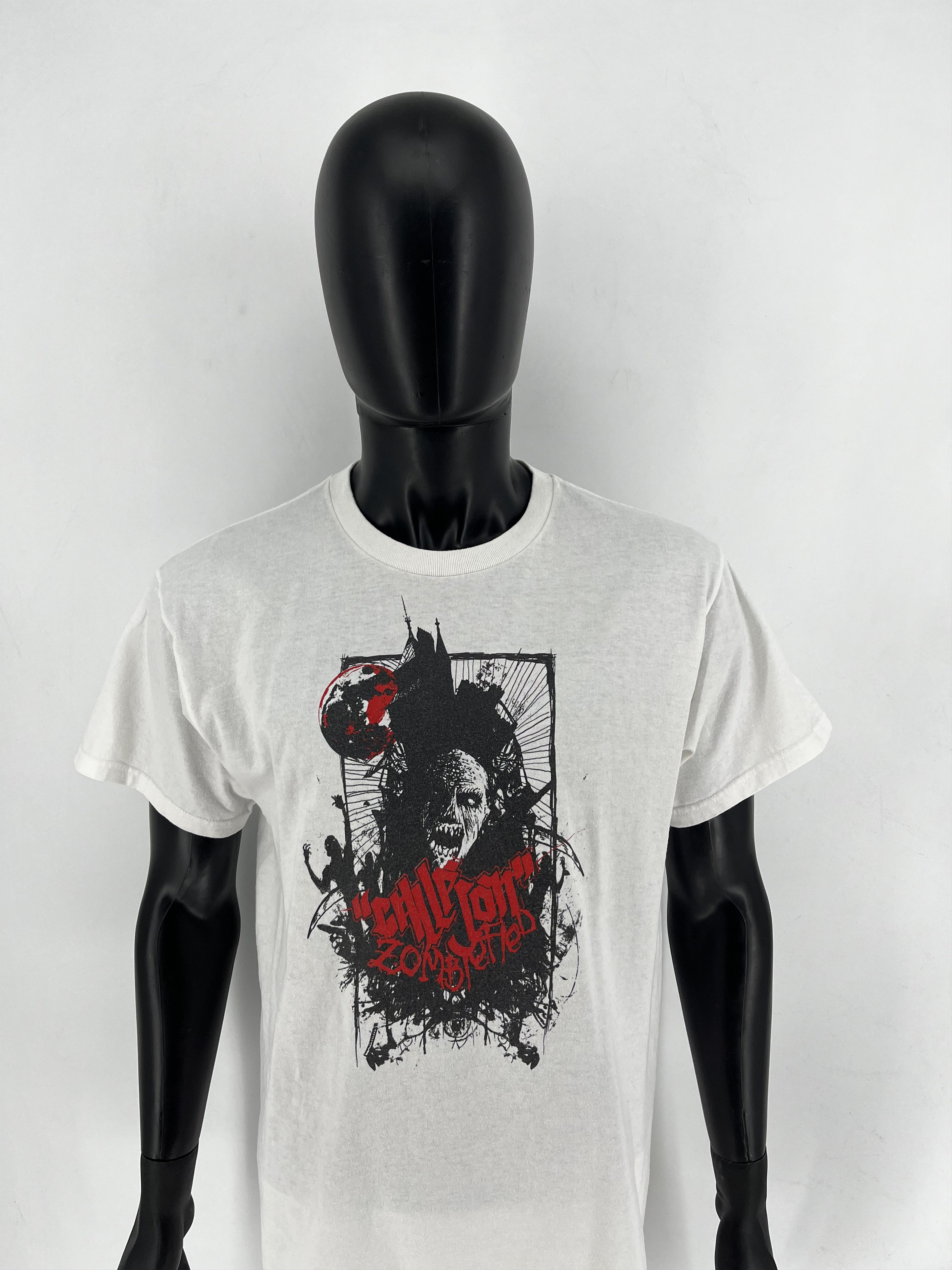 Band Tees ALIEN SEX FIEND RARE ZOMBIFIED LONGSLEEVE NIK FIEND ROCK 90s Size US L / EU 52-54 / 3 - 5 Thumbnail
