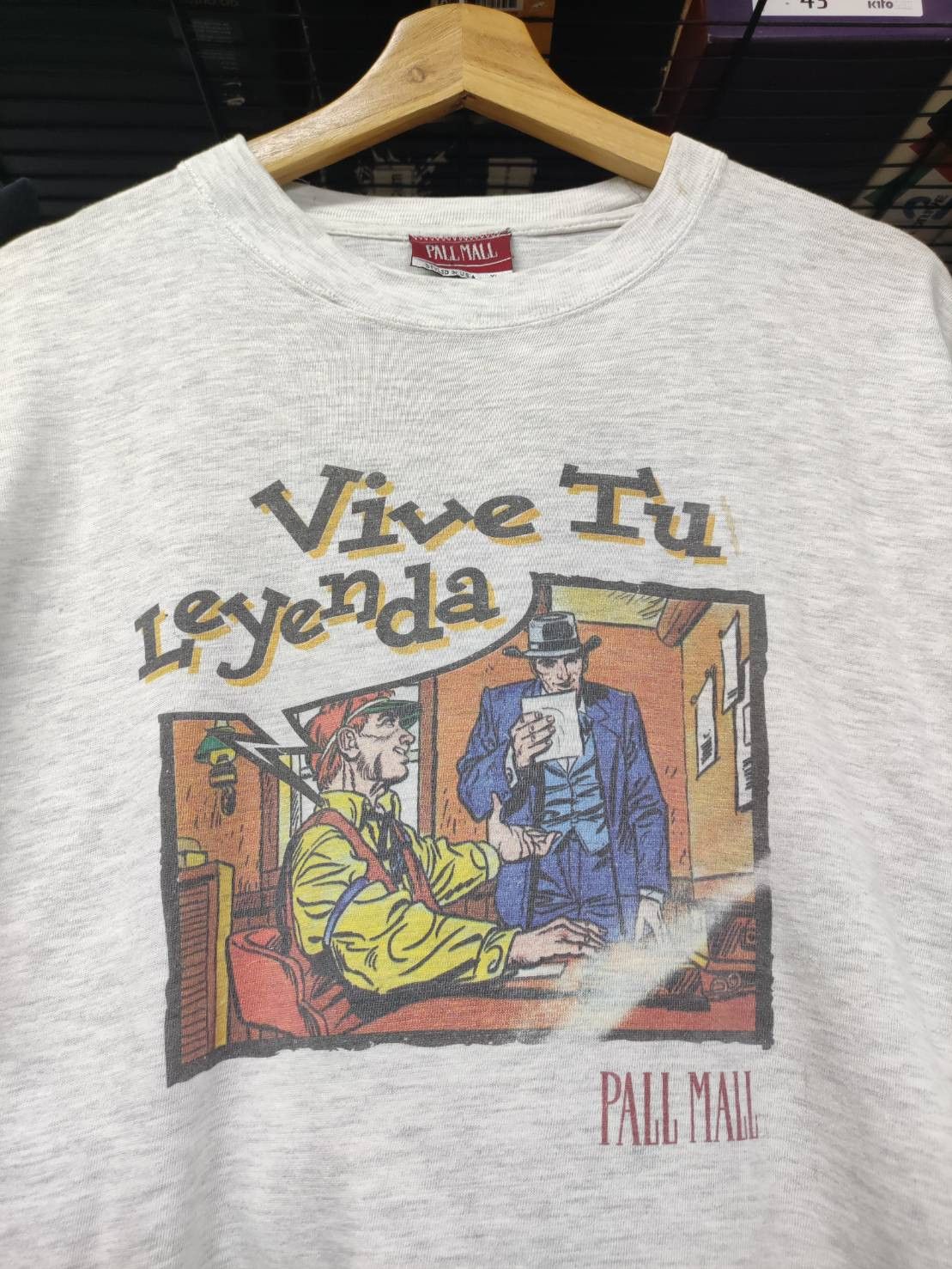 Vintage Vtg 90's Pall Mall (cigarette) Brand Promo USA T-Shirt Size US XL / EU 56 / 4 - 1 Thumbnail