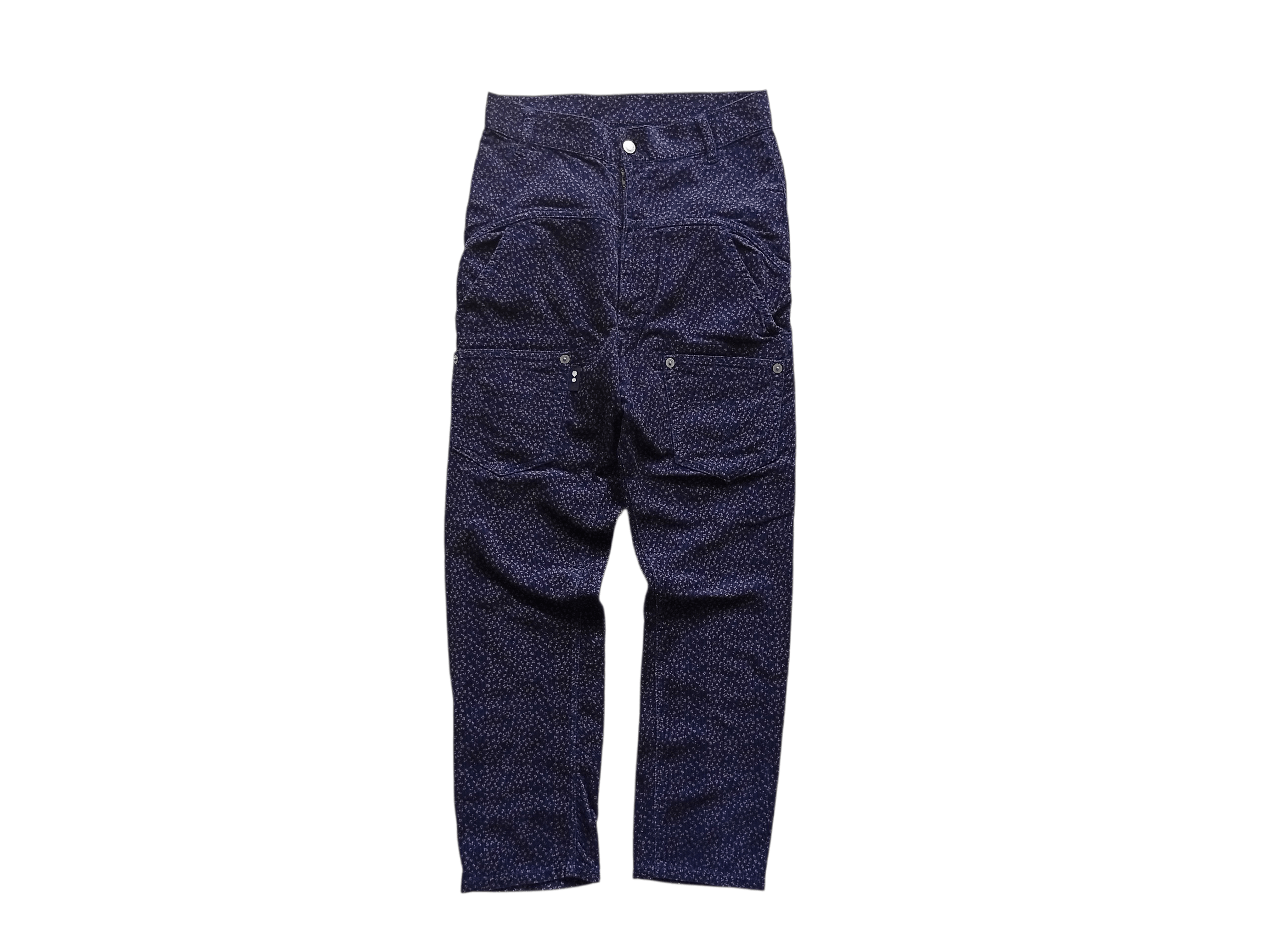 Issey Miyake Mercibeaucoup corduroy floral dropcrotch pants Size 28" / US 6 / IT 42 - 1 Thumbnail