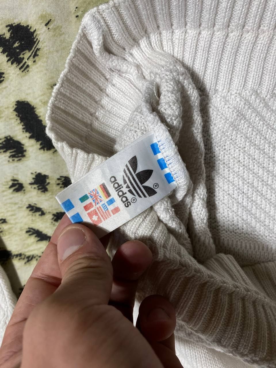 Adidas × Vintage Vintage Adidas 90s Knit Sweater Jumper Size US M / EU 48-50 / 2 - 13 Thumbnail