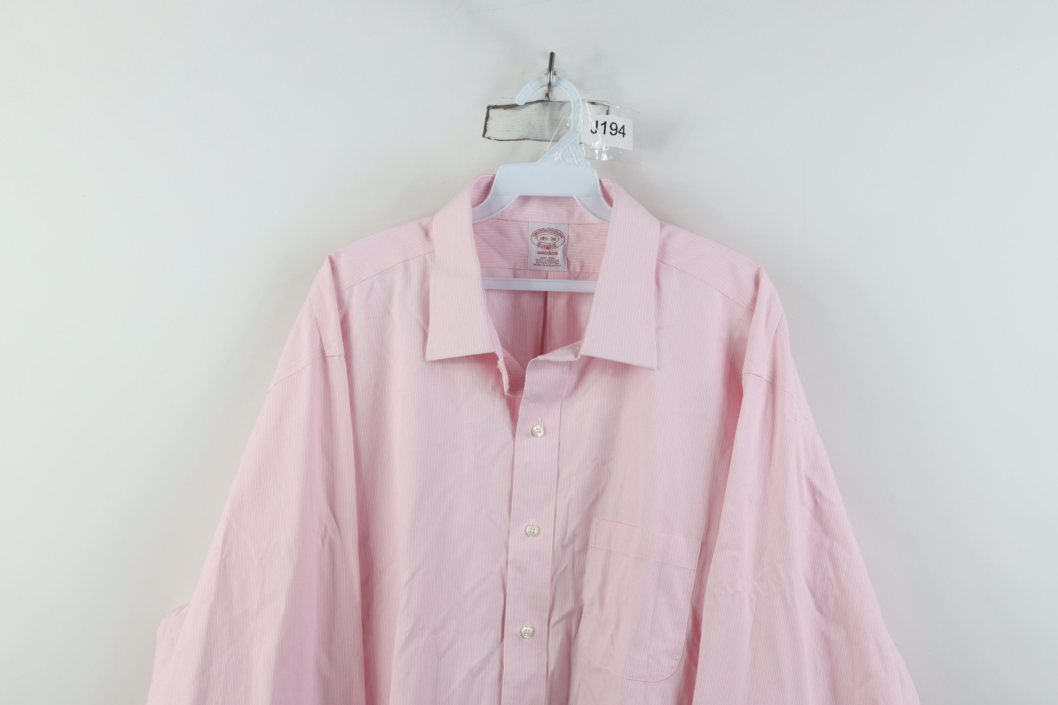 Brooks Brothers Vintage 90s Brooks Brothers Madison Collared Button Shirt Size US L / EU 52-54 / 3 - 2 Thumbnail