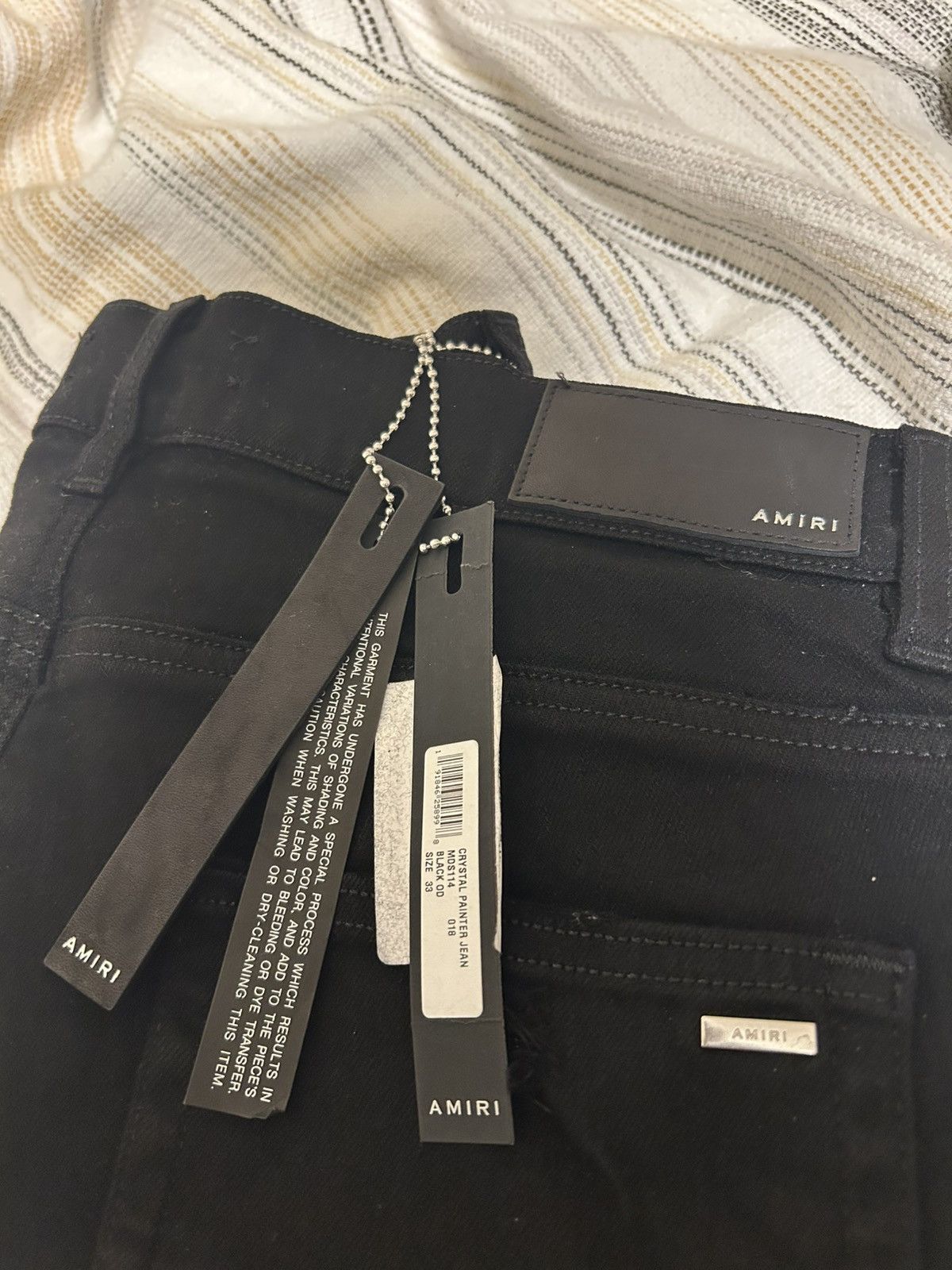 Amiri AMIRI crystal painter Jean black Size US 33 - 5 Thumbnail