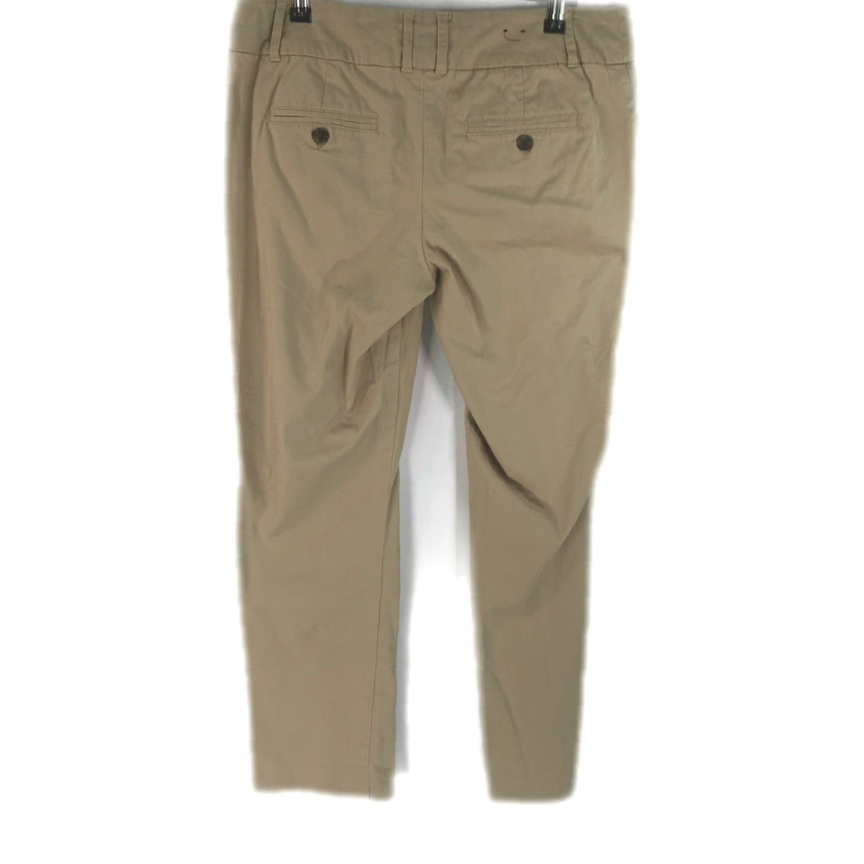 Mossimo Mossimo Womens Dress Pants Brown Flat Front Straight Leg Size 6 Stretch Casual Business Pant Size 6 Size 28" / US 6 / IT 42 - 2 Thumbnail