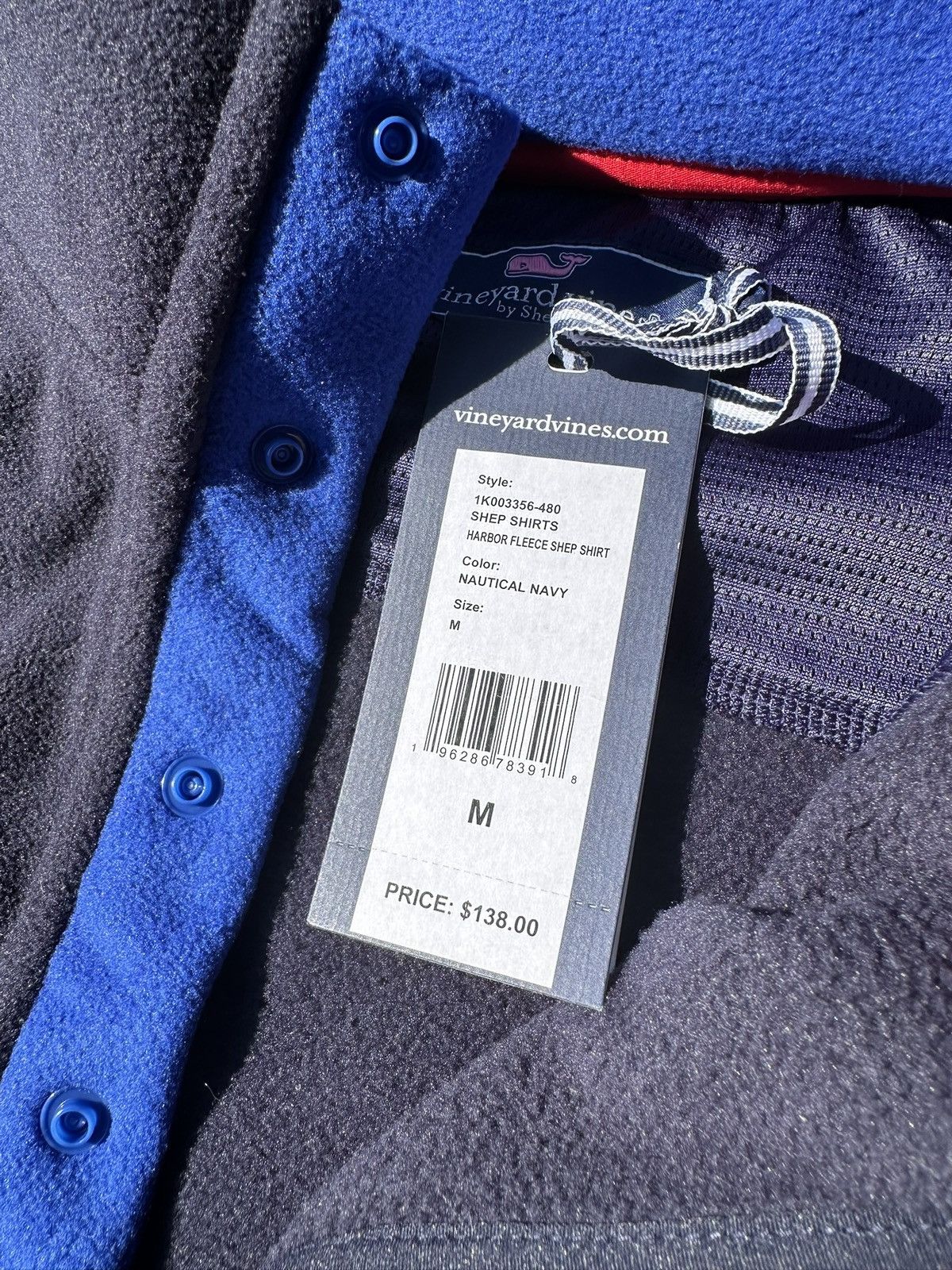 Vineyard Vines NEW UNWORD VINEYARD VINES 1/4 ZIP FLEECE Size US M / EU 48-50 / 2 - 9 Thumbnail