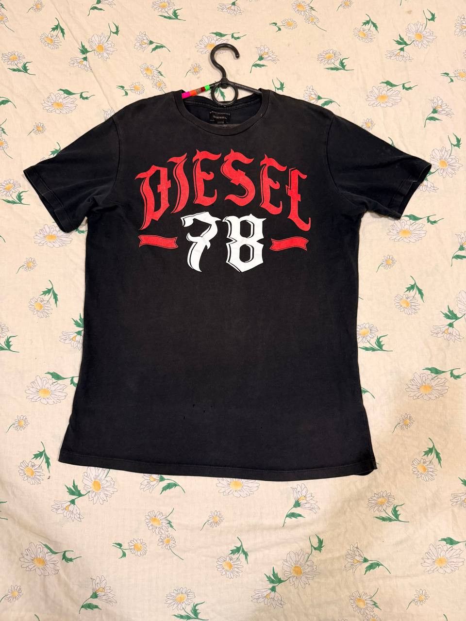 Diesel Y2K white T-shirt Diesel Vintage big logo streetwear Size US S / EU 44-46 / 1 - 1 Thumbnail