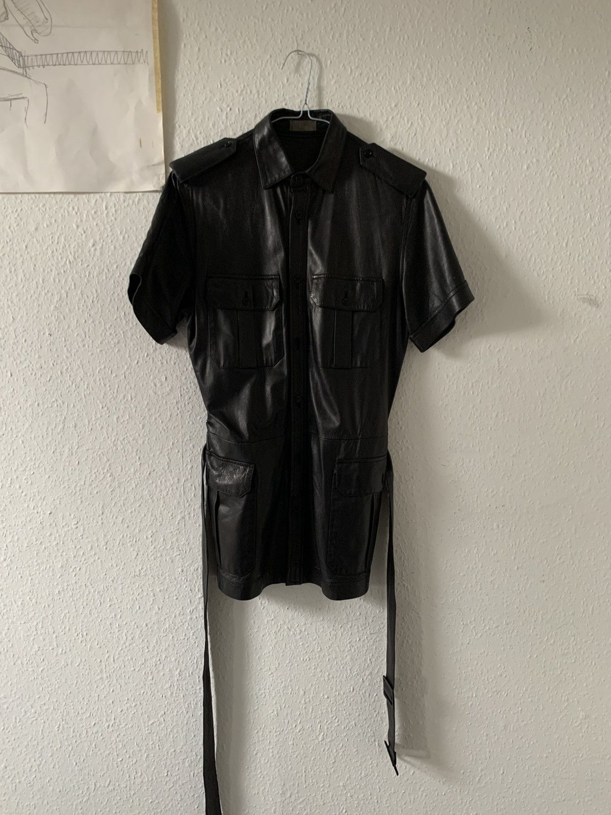 Dior Dior s/s07 Leather Shirt Size US XS / EU 42 / 0 - 2 Thumbnail