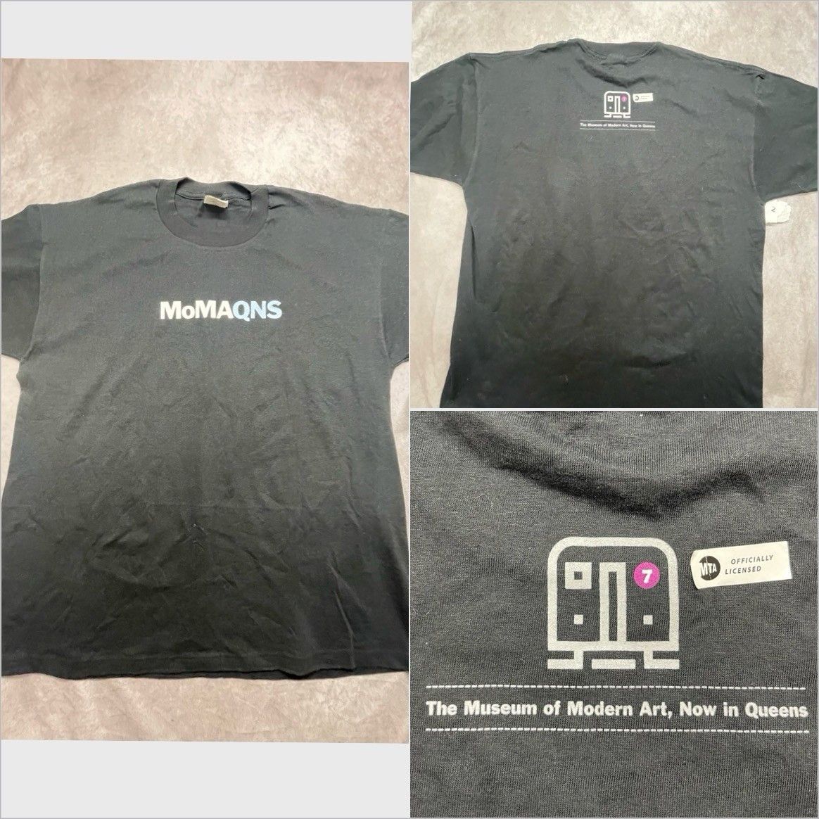MoMA NWT 2004 VTG MoMA QNS 7 Train T-Shirt XL Y2K Museum of Moder Size US XL / EU 56 / 4 - 1 Thumbnail