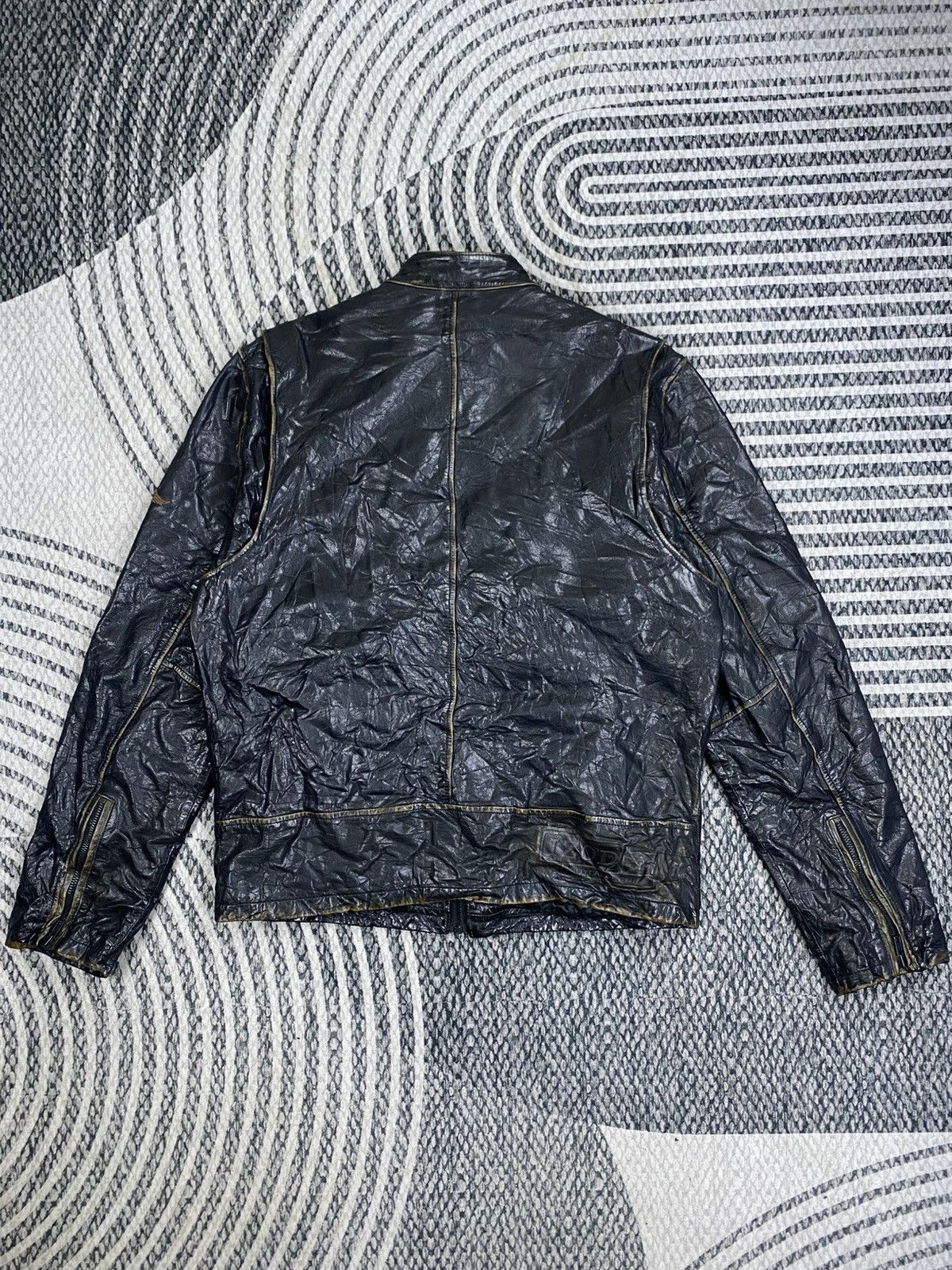 Izod Vintage Izod Indy Car Series Speedway Leather Jacket Size US M / EU 48-50 / 2 - 2 Thumbnail