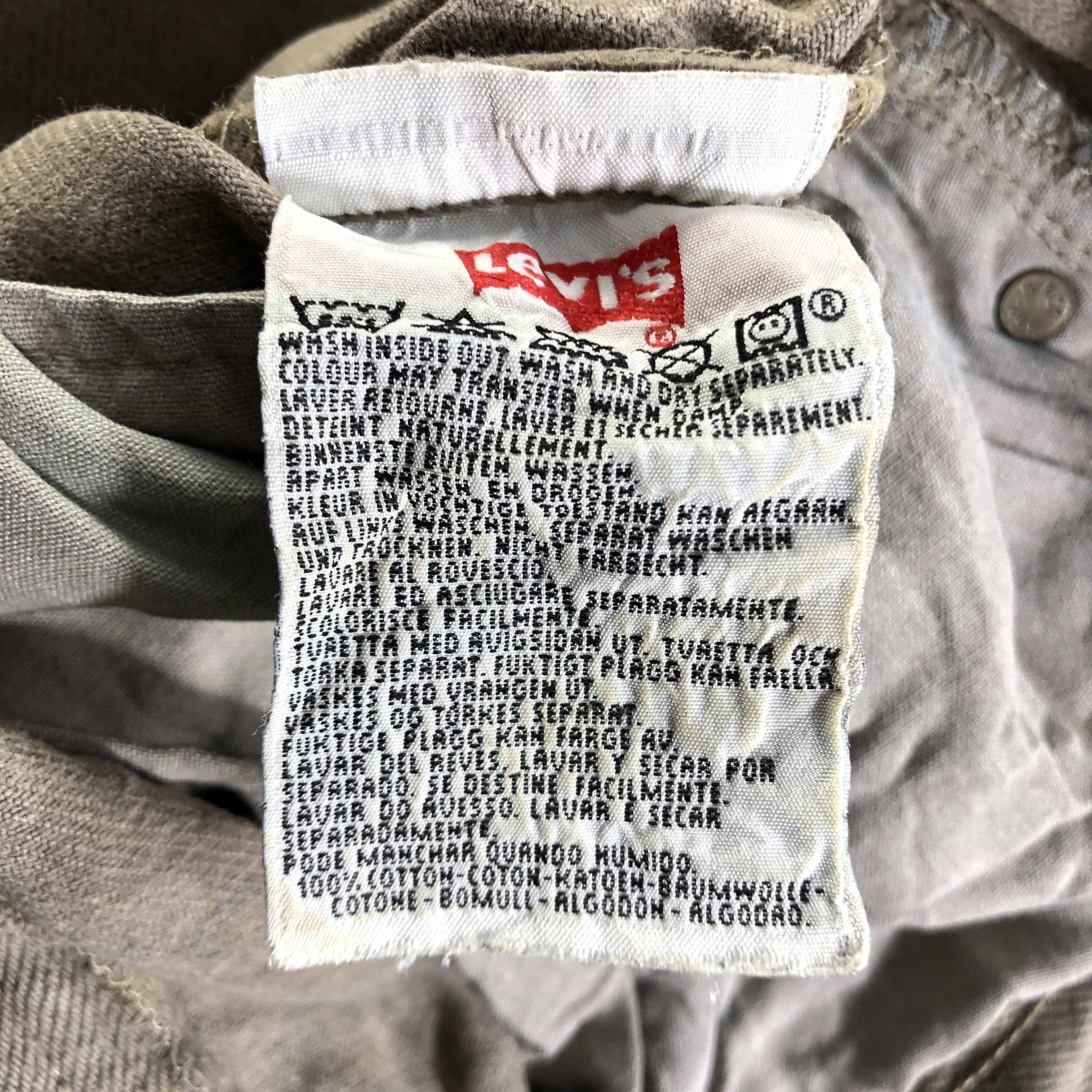 Levi's Vintage 90s Levis 501 Jeans-J3998 Size US 34 / EU 50 - 10 Thumbnail