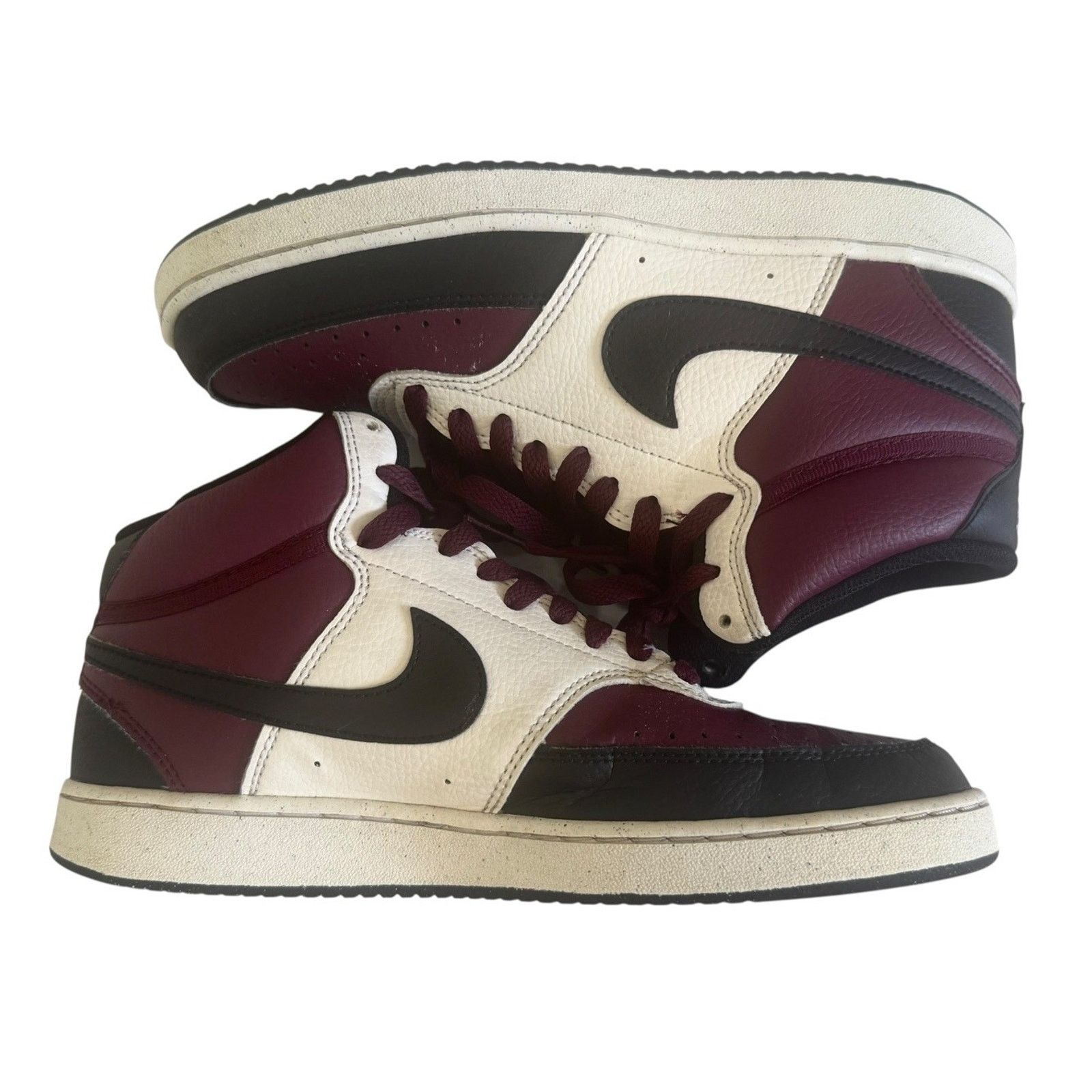 Nike NIKE Court Vision LO NN Shoes Black/Maroon Men 8 Women 9.5 Size US 8 / EU 41 - 10 Thumbnail