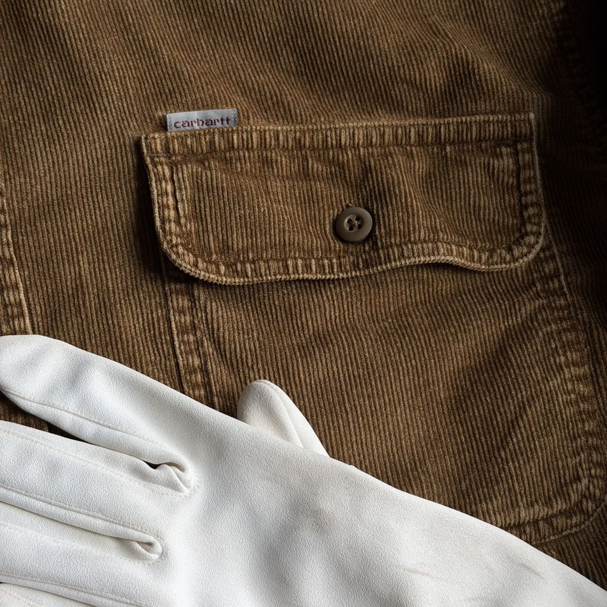Carhartt Vintage Carhartt Corduroy Job Shirt Jacket Brown Size US XXL / EU 58 / 5 - 4 Thumbnail