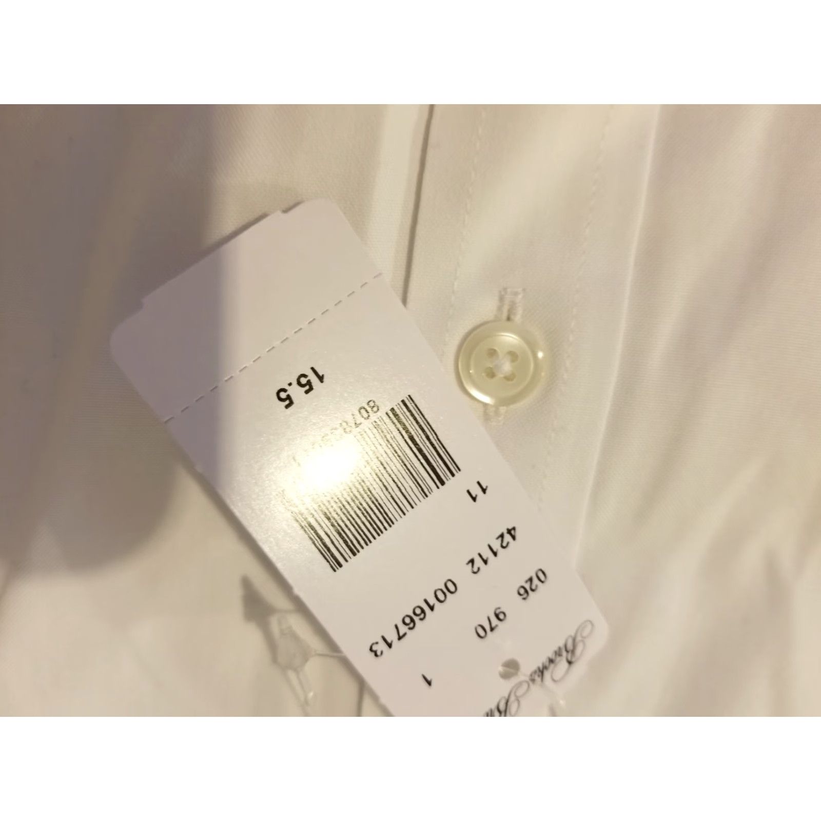 Brooks Brothers VINTAGE Brooks Brothers NetJets Dress Shirt Mens Short Sleeve 15.5 White Button Shirt Size 42R - 3 Thumbnail
