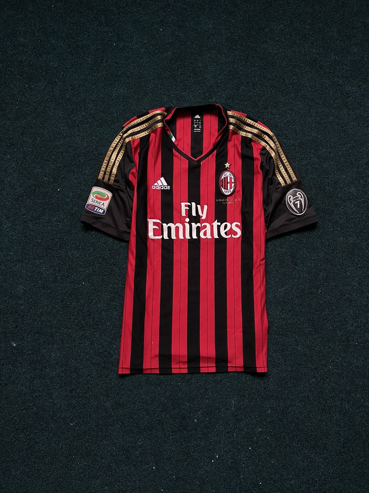 Ac Milan Fly Emirates Jersey | Grailed
