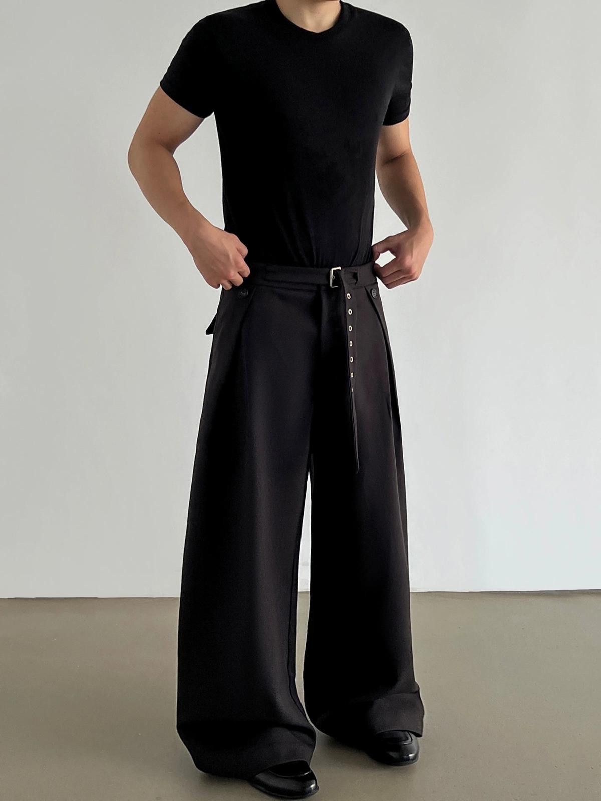 Loose Wide-Leg Trousers