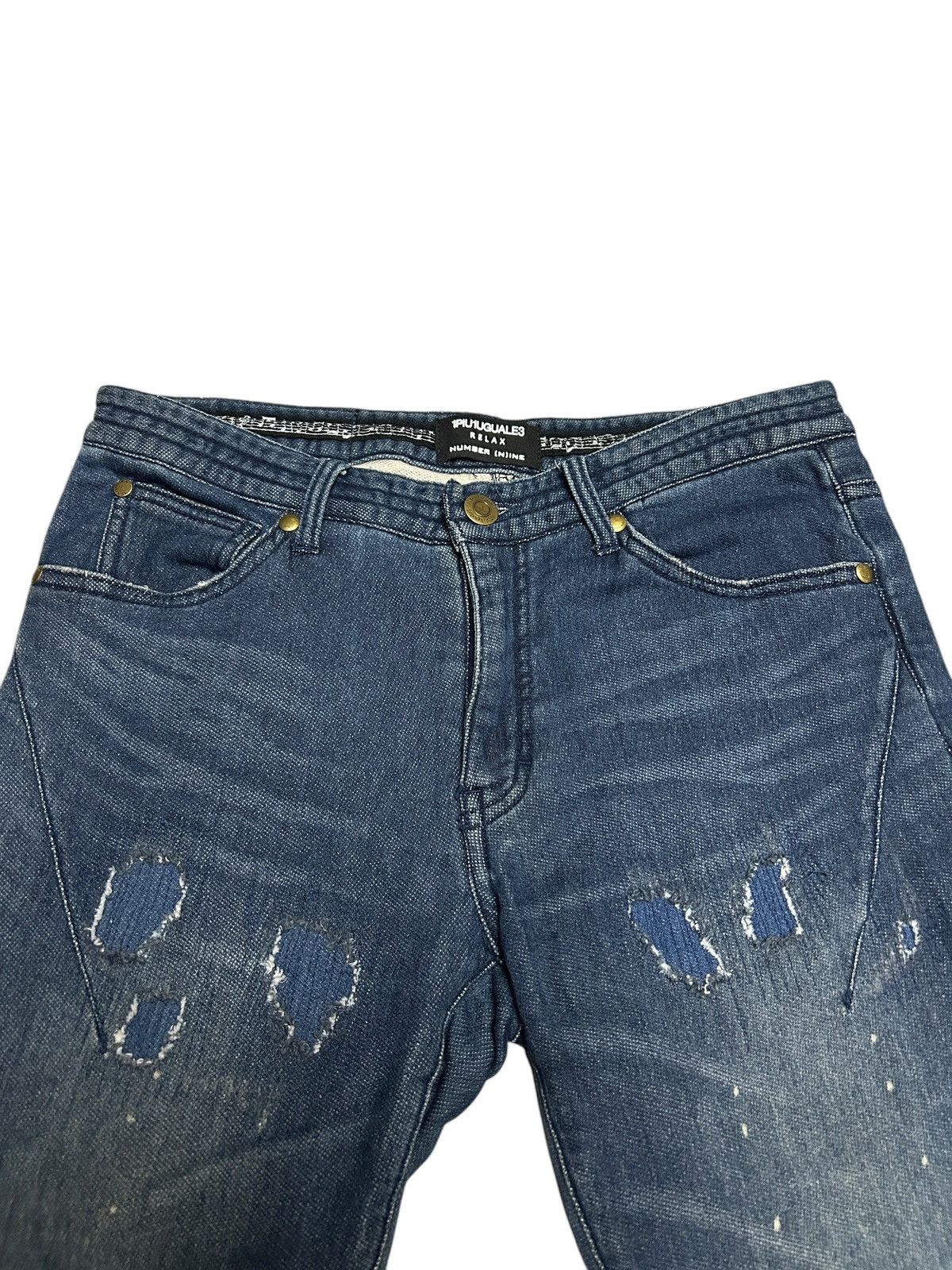 Number (N)ine Darted Terry Denim Size US 30 / EU 46 - 3 Thumbnail