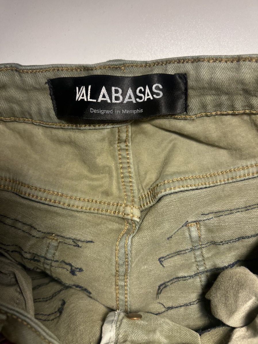 Valabasas Valabasas green “furry” Jean Size US 34 / EU 50 - 4 Thumbnail