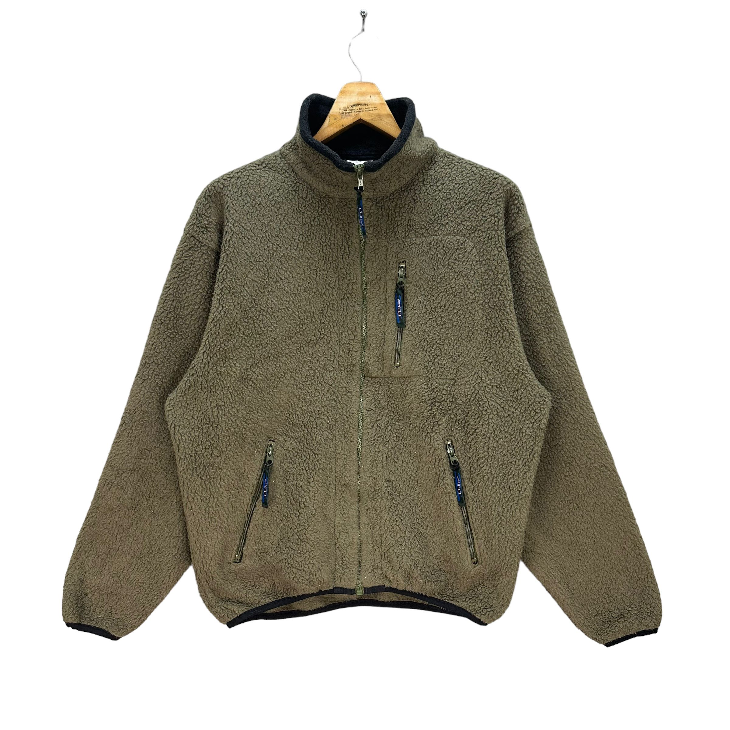 L.L. Bean LL BEAN DEEP PILE FLEECE JACKET #8271-220 Size US M / EU 48-50 / 2 - 1 Thumbnail