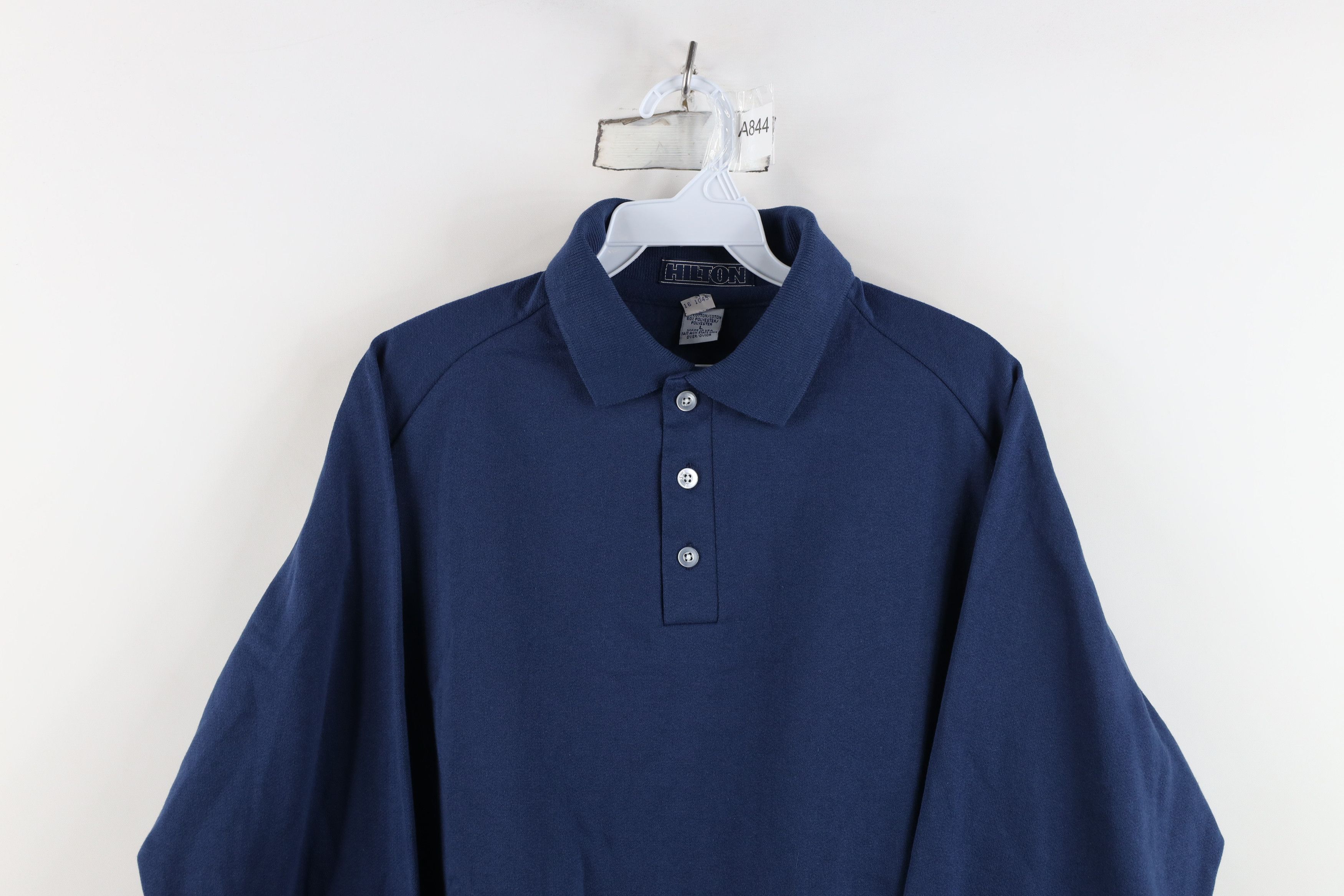 Vintage Deadstock Vintage 90s Streetwear Sweatshirt Blue USA Size US L / EU 52-54 / 3 - 2 Thumbnail