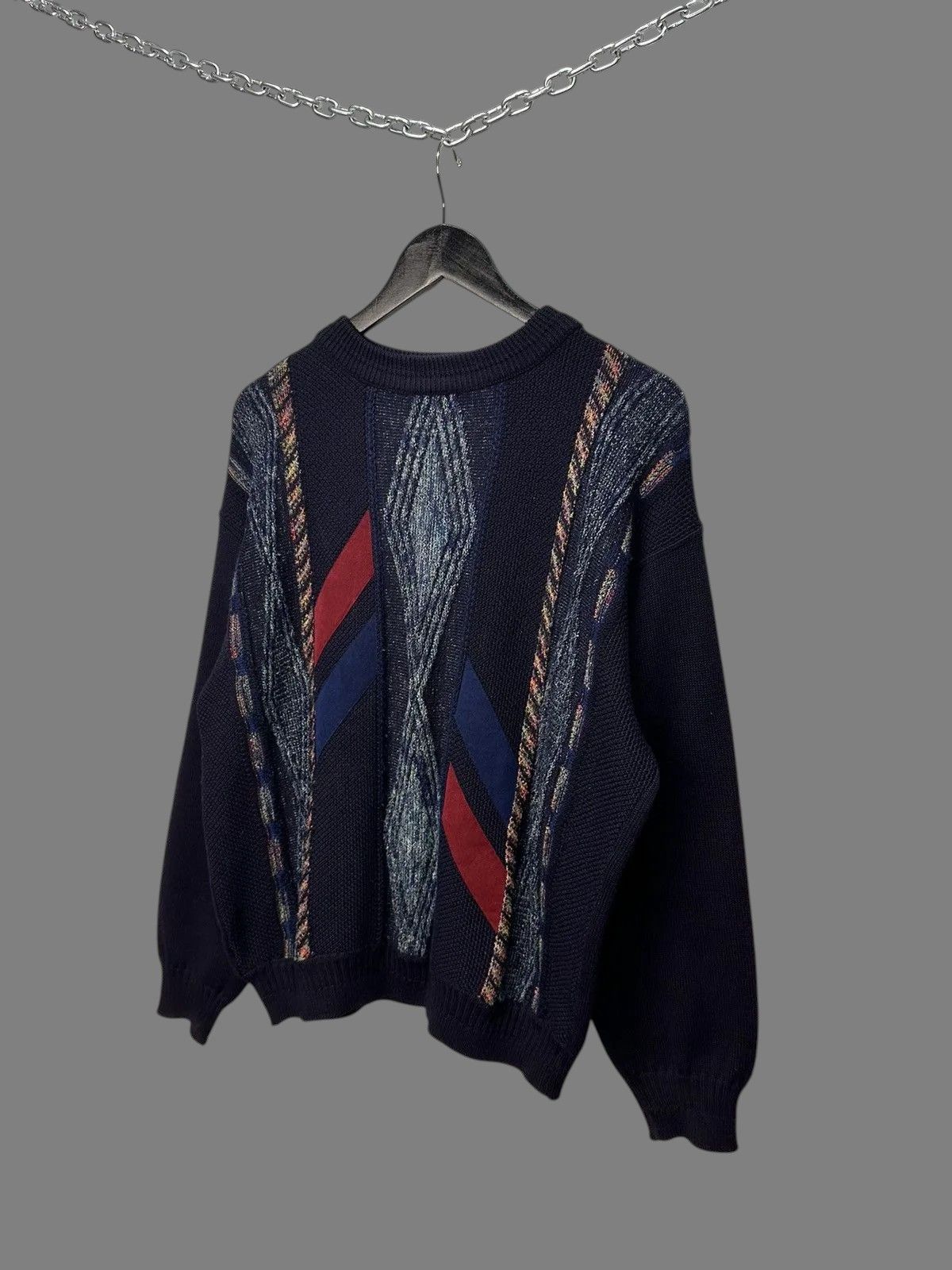 Carlo Colucci Y2K Vintage Gothic Sweater Distressed Diesel Kapital Style Size US L / EU 52-54 / 3 - 2 Thumbnail