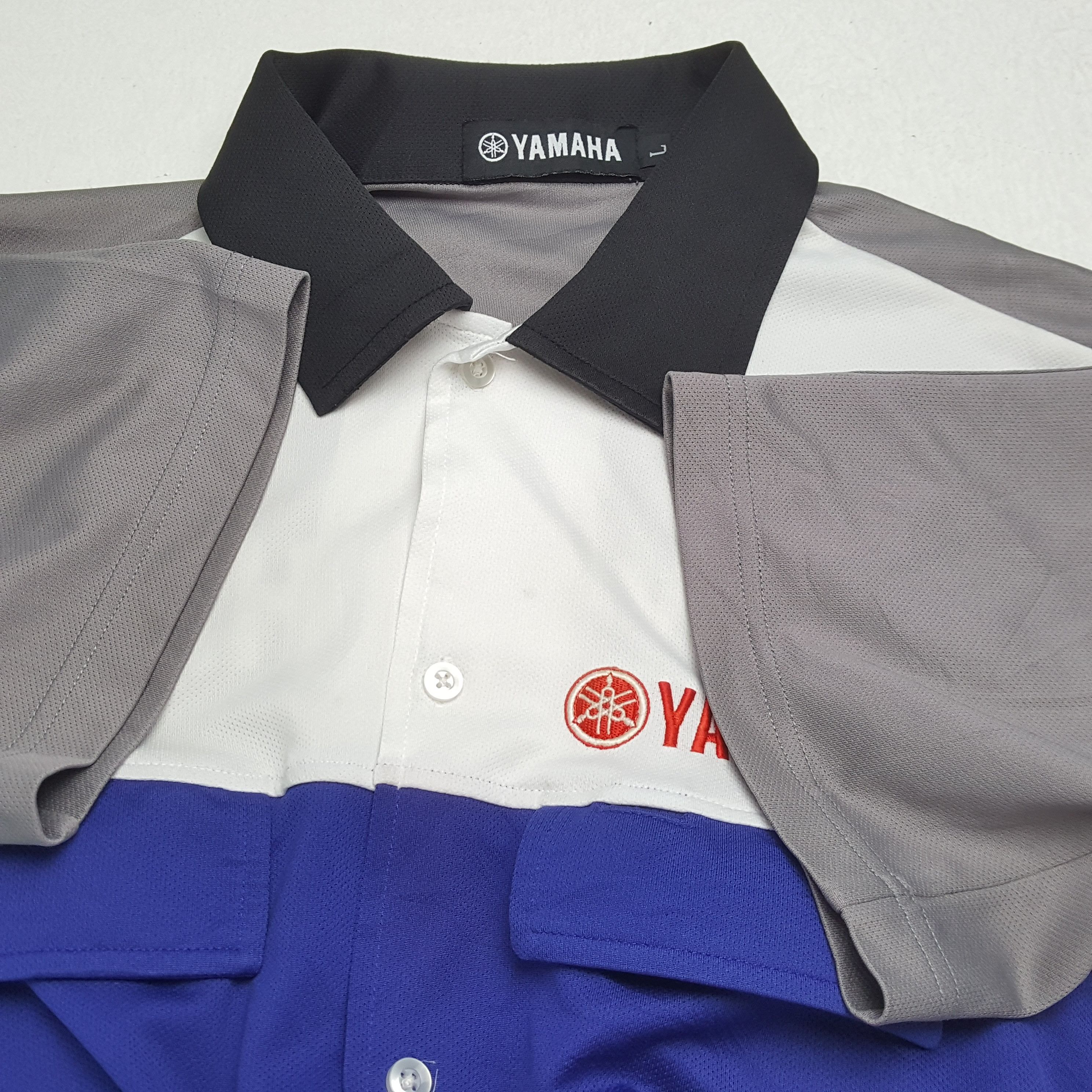 Japanese Brand × Yamaha YAMAHA Japanese Motorcycle Brand Collar Polos Size US L / EU 52-54 / 3 - 8 Thumbnail