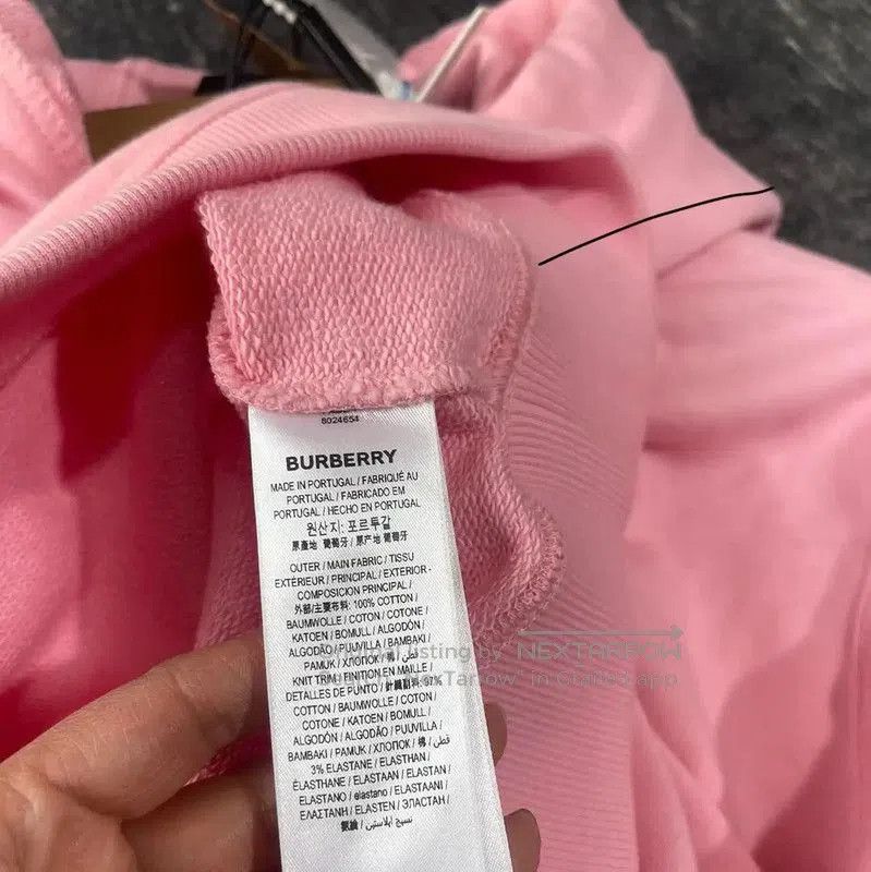 Burberry Burberry Pink Animal Hoodie for Women. Size M / US 6-8 / IT 42-44 - 6 Thumbnail