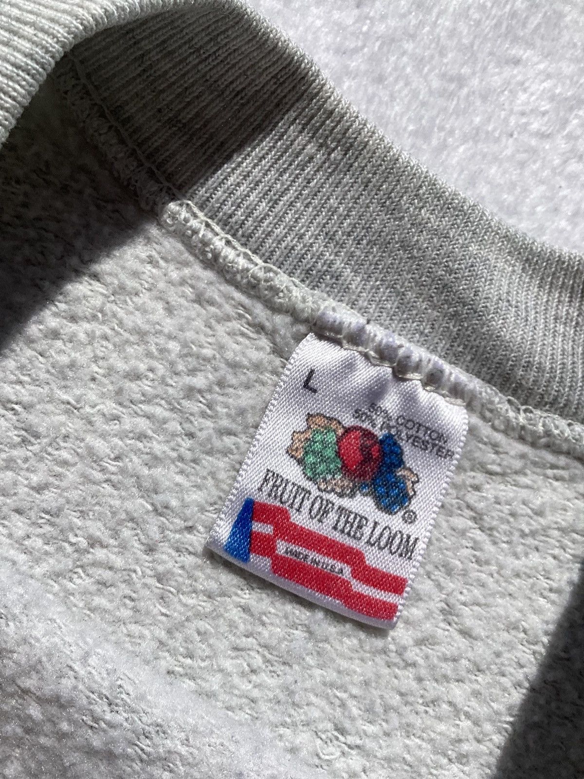 Fruit Of The Loom × Vintage Vtg 1992 Maine deer nature fruit of the loom grey sweatshirt Size US L / EU 52-54 / 3 - 5 Thumbnail