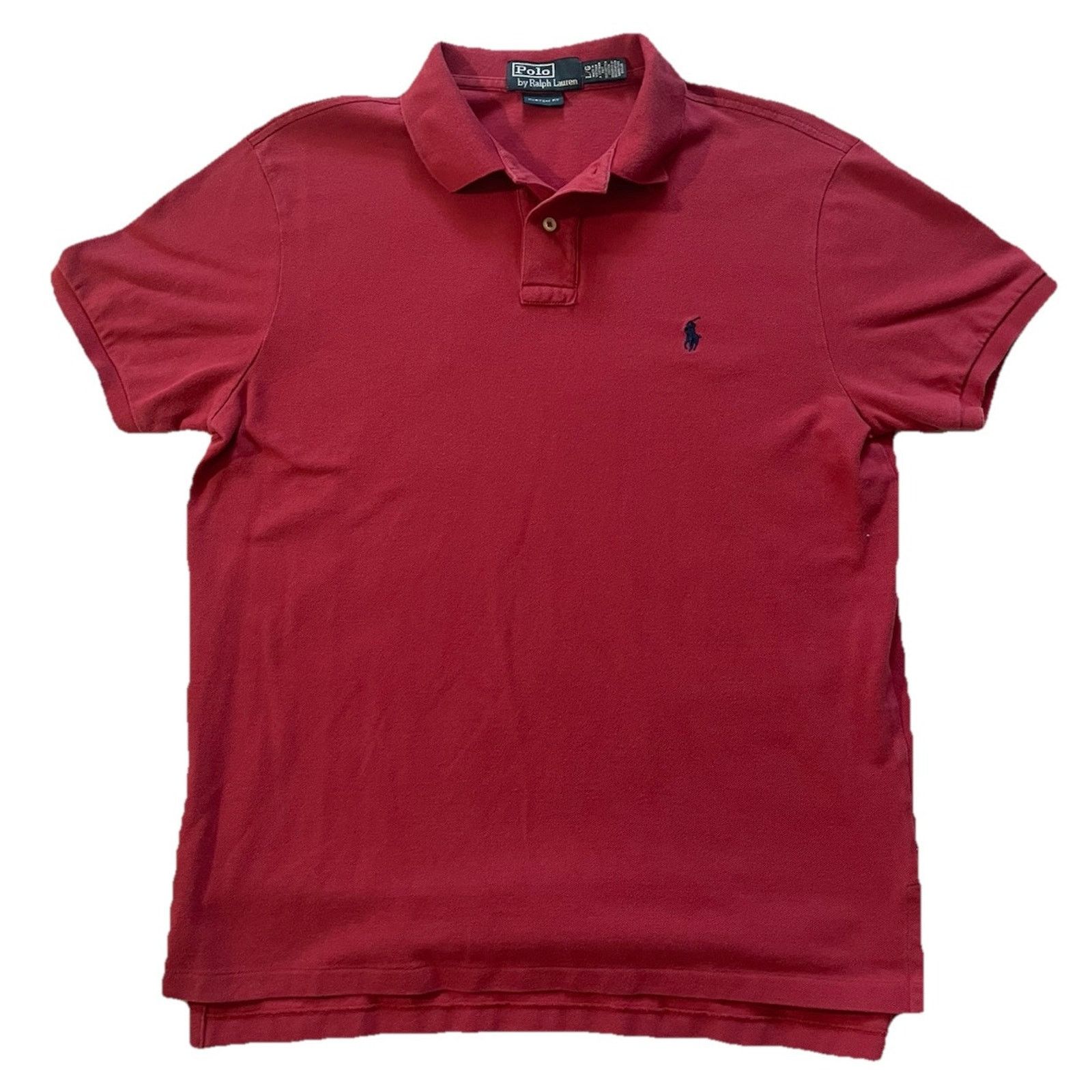 Polo Ralph Lauren Polo Ralph Lauren Custom Fit Mens Size L Burgundy Cotton Size US L / EU 52-54 / 3 - 1 Thumbnail