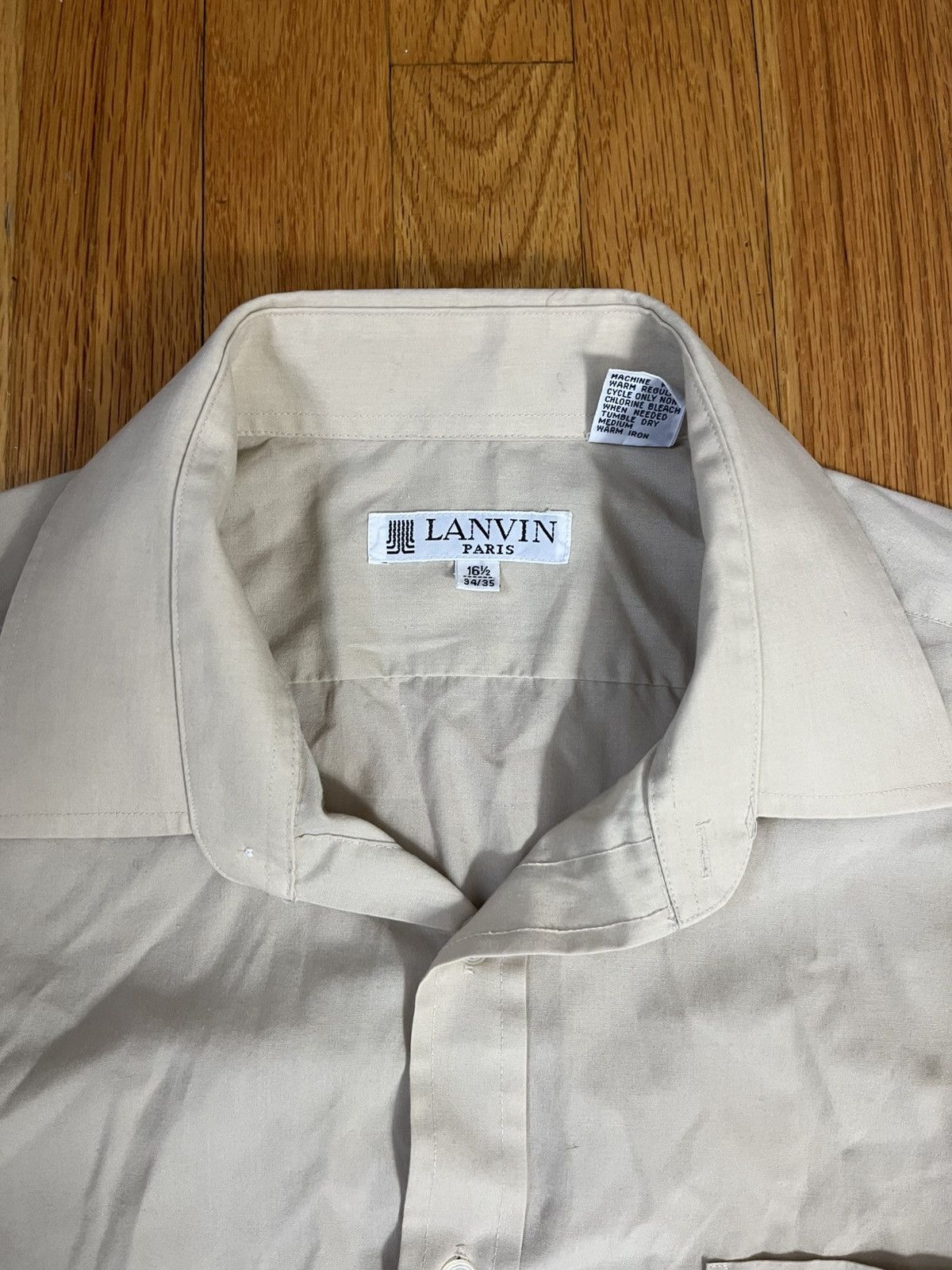 Lanvin Lanvin Paris Button Down Shirt Size US L / EU 52-54 / 3 - 2 Thumbnail
