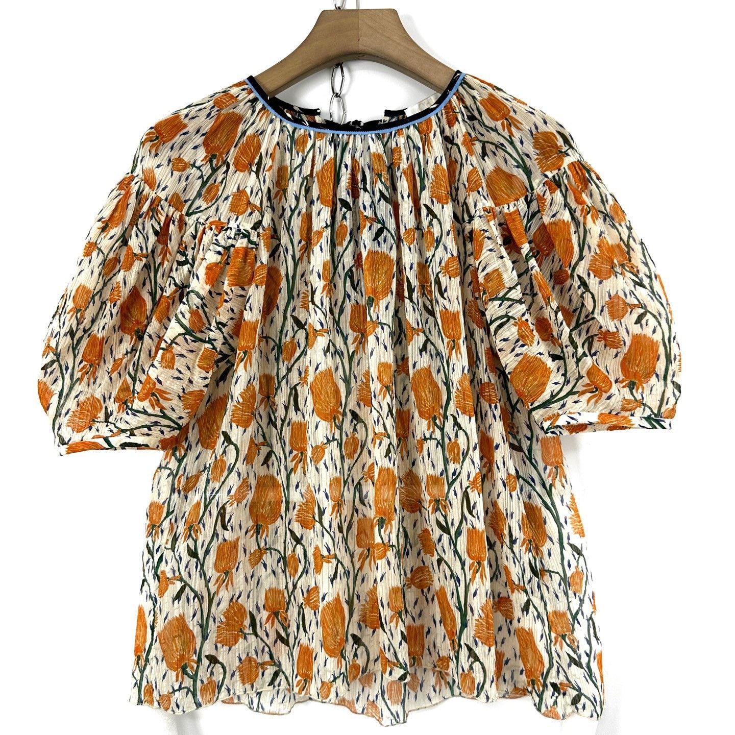 Chloe Chloe Tulip Print Short-Sleeve Top Size XXS / US 00 / IT 34 - 1 Thumbnail