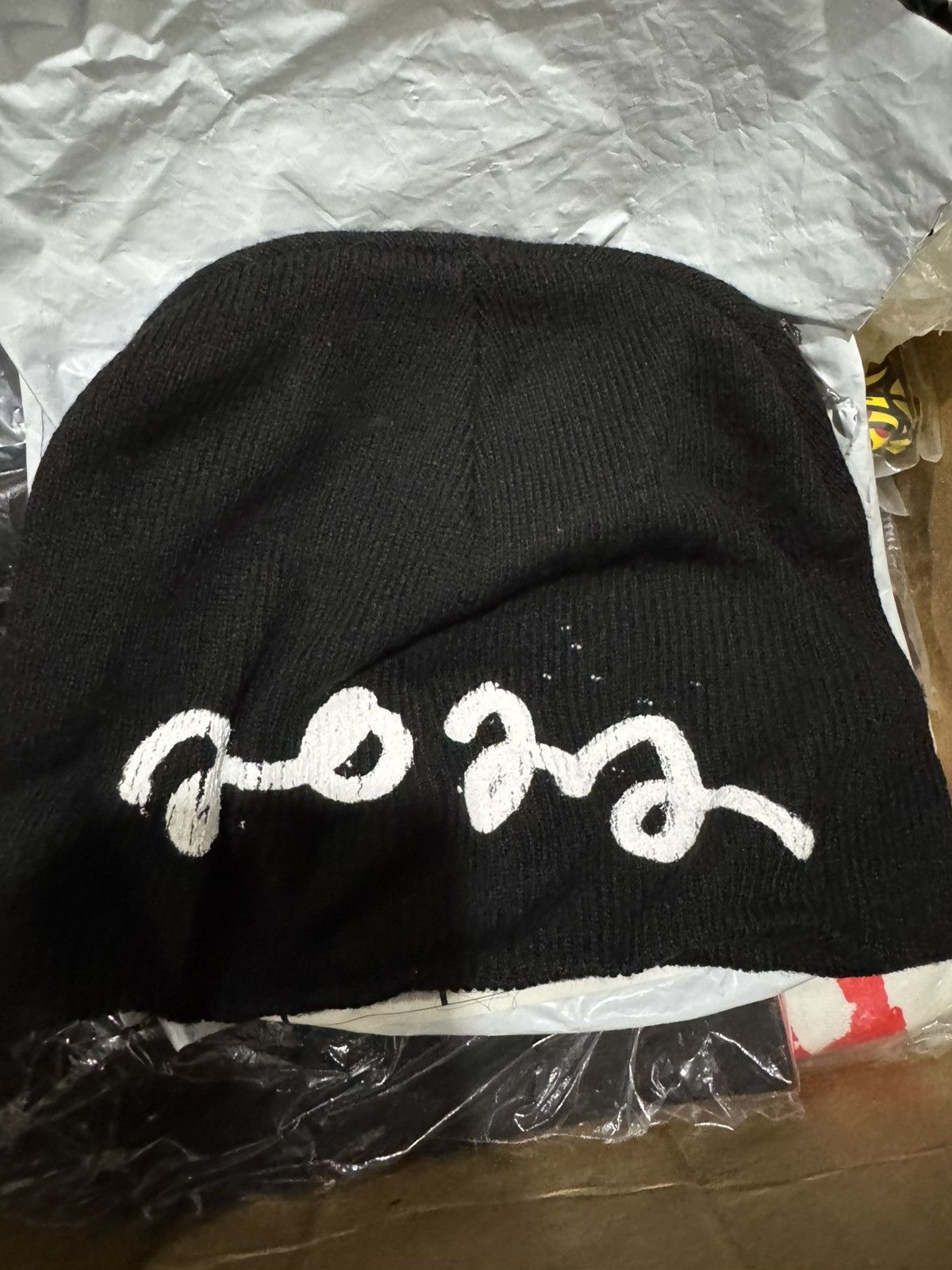 Asspizza Asspizza Puff Print Logo Beanie Black 2022 Size ONE SIZE - 2 Thumbnail