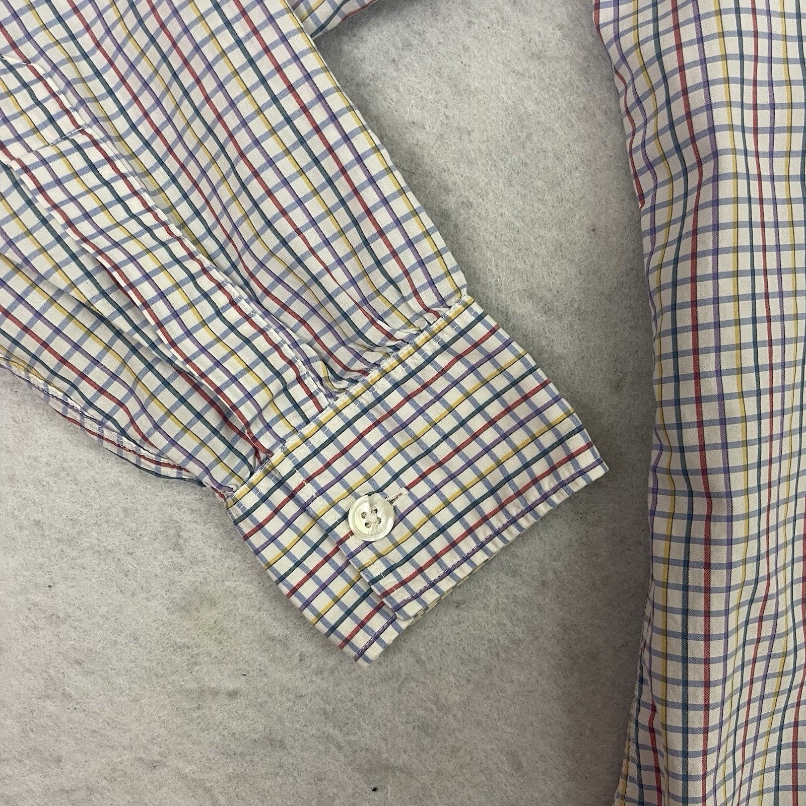 Turnbull & Asser Turnbull & Asser Button Up Shirt Mens L Plaid Vintage Size US L / EU 52-54 / 3 - 10 Thumbnail