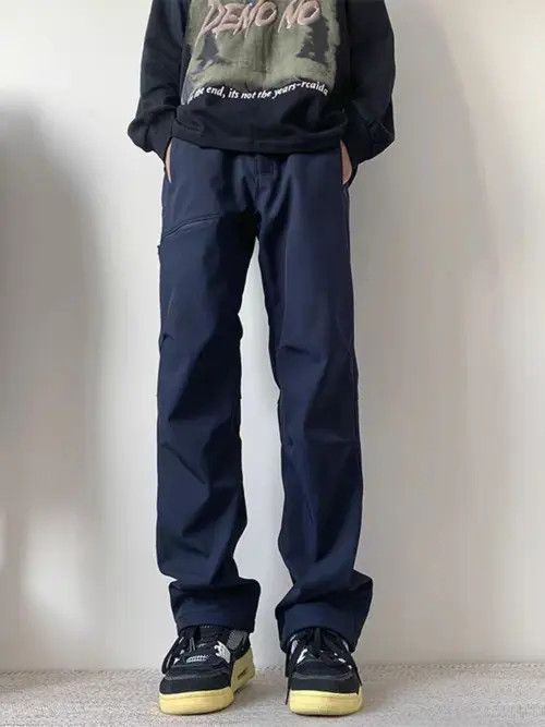 Japanese Brand Chiaki x Maki High Street Loose Fit Vintage Work Pants Size US 31 - 1 Thumbnail