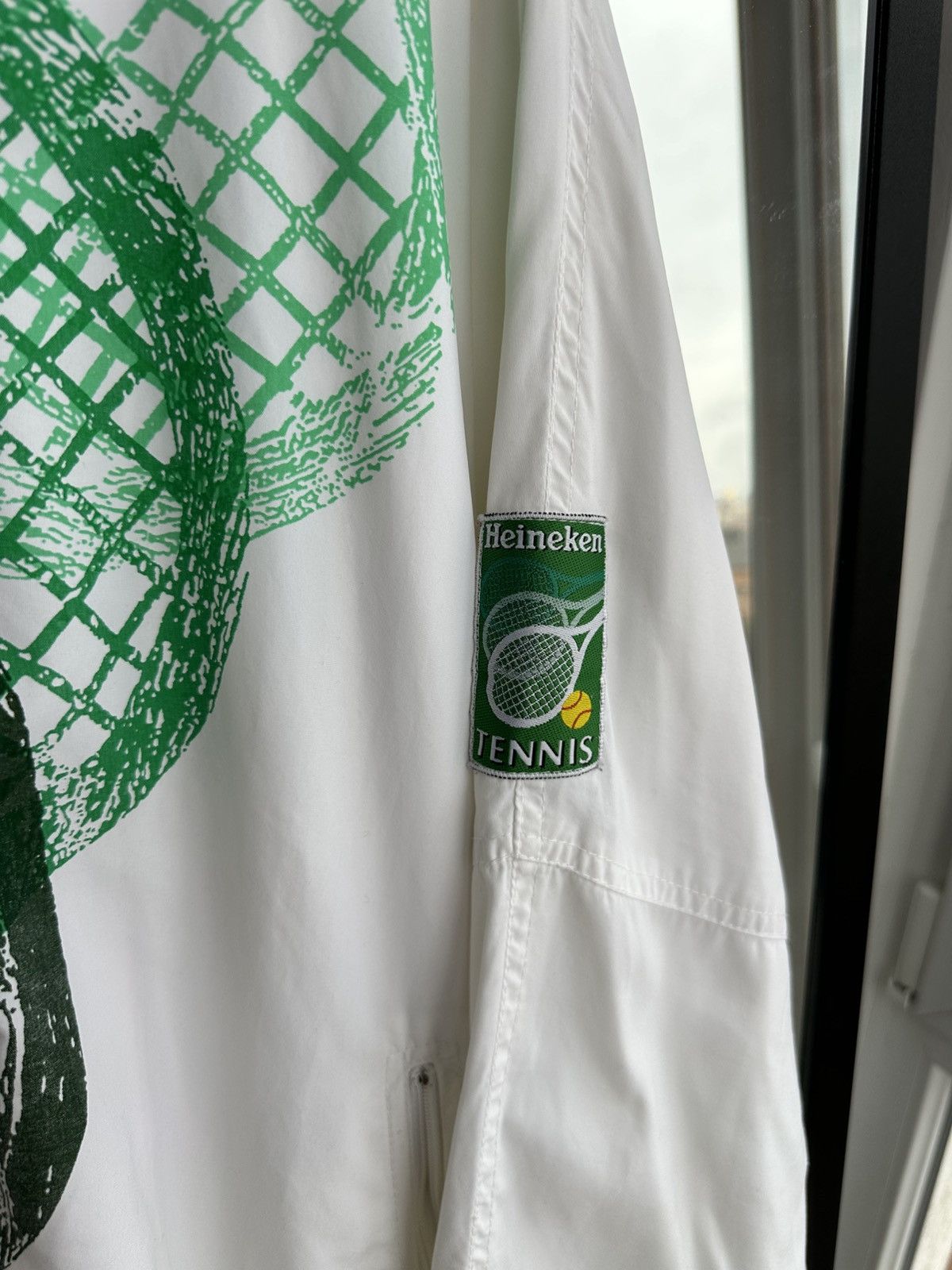 Heineken Vintage Heineken Tennis Windbreaker Limited Jacket 1990s Size US L / EU 52-54 / 3 - 7 Thumbnail